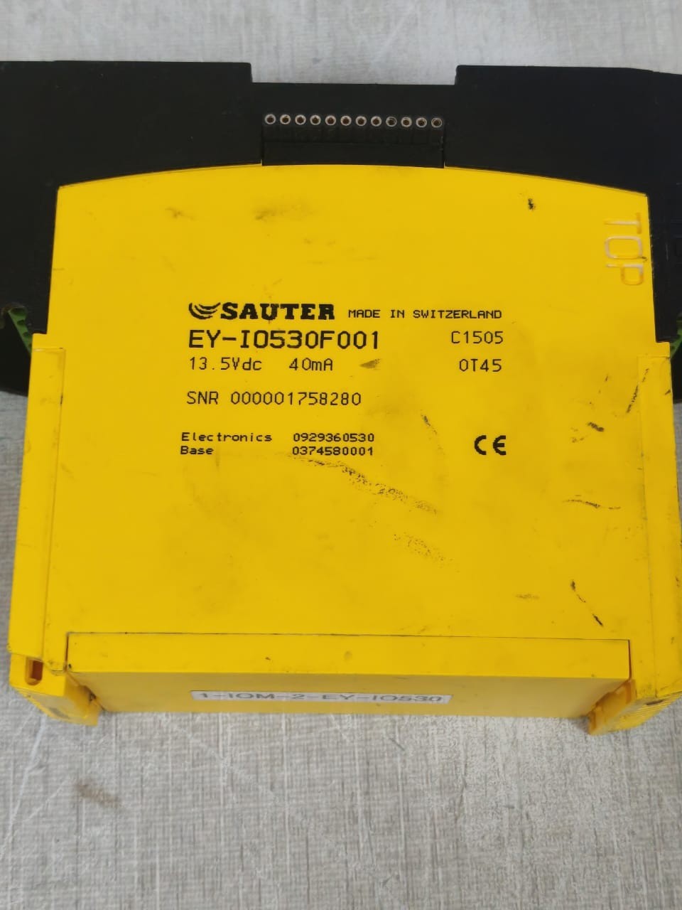 Sauter IO530F001 SAUTER EY-IO530F001 13.5VDC MODULE 5
