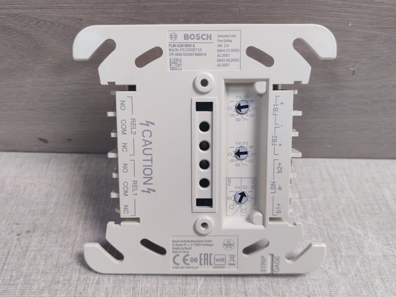 Bosch FLM-420-RHV-S Bosch FLM-420-RHV-S Relay High Voltage Interface Modules F01U508710 6