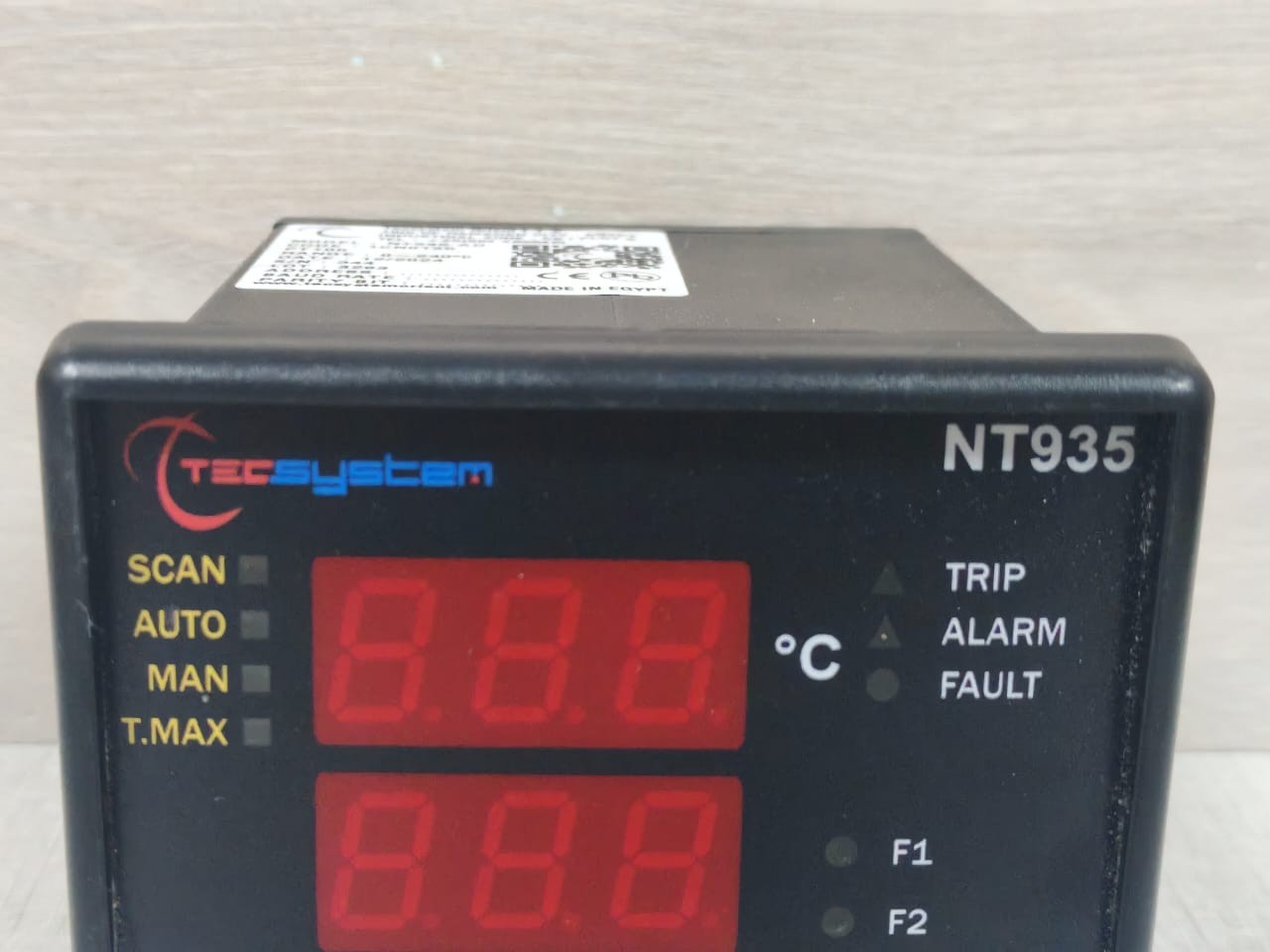 TECSYSTEM NT935/NT935 TECSYSTEM NT935/NT935 AD ELECTRIC TEMP. RELAY PROTECTION 3