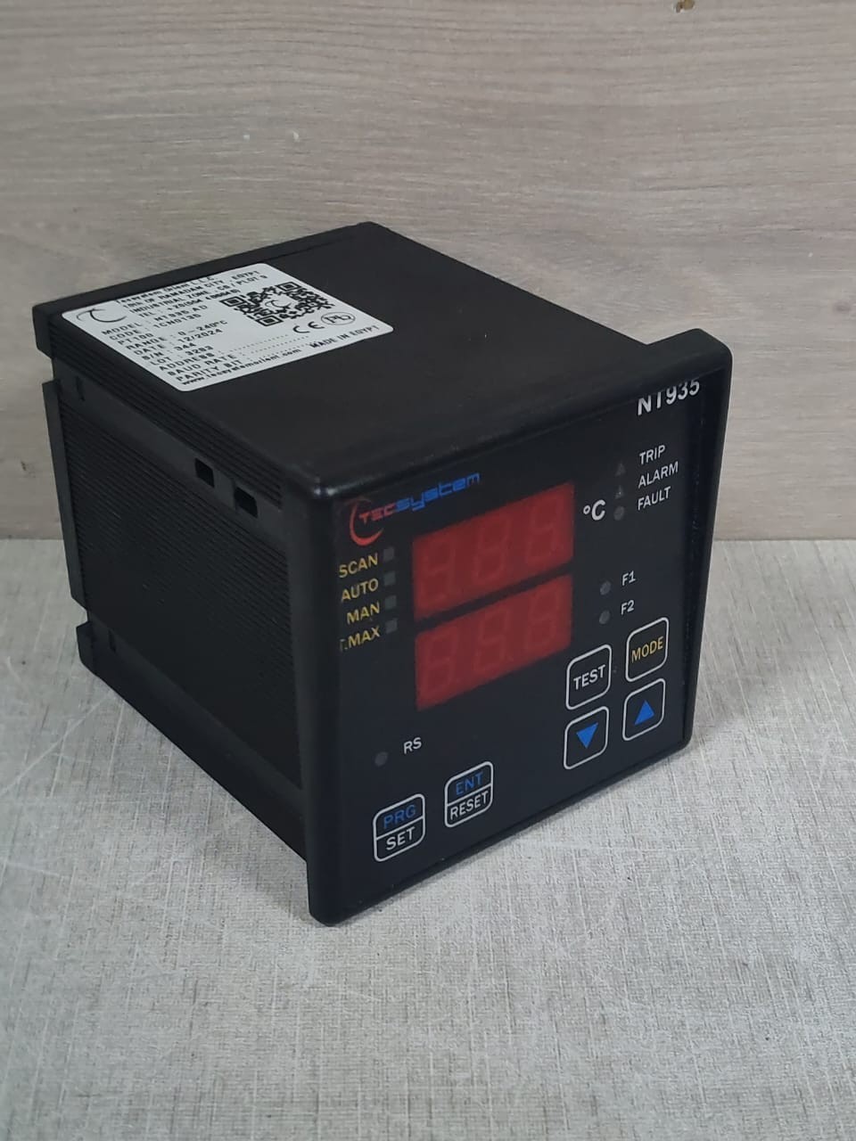 TECSYSTEM NT935/NT935 TECSYSTEM NT935/NT935 AD ELECTRIC TEMP. RELAY PROTECTION 4
