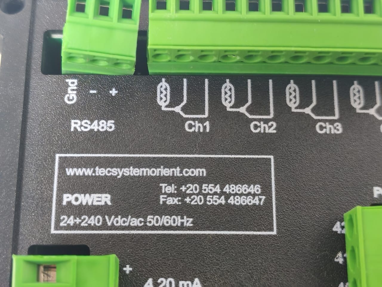 TECSYSTEM NT935/NT935 TECSYSTEM NT935/NT935 AD ELECTRIC TEMP. RELAY PROTECTION 9