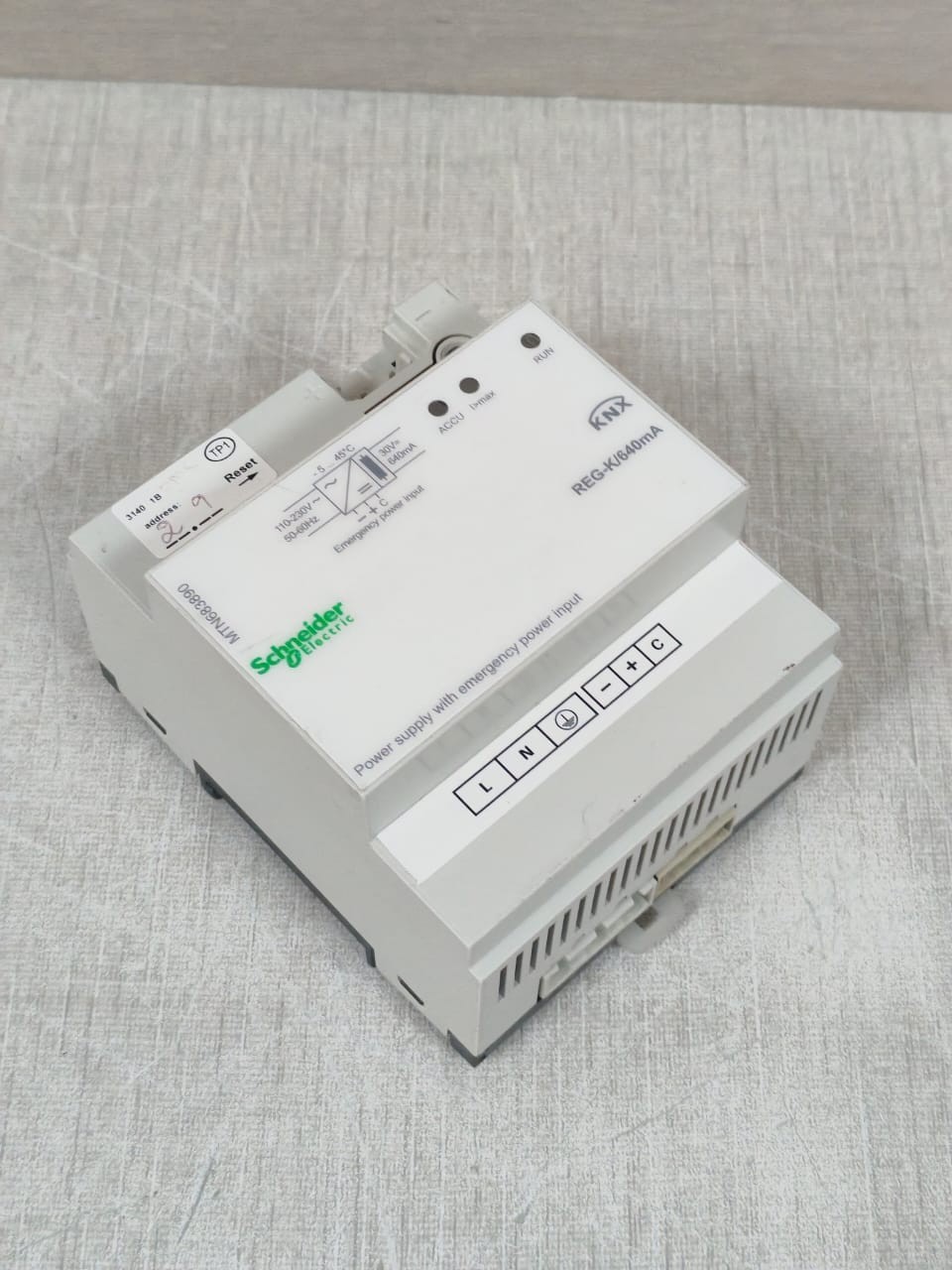 Schneider Electric MTN683890 SCHNEIDER ELECTRIC MTN683890 REG-K/640mA KNX POWER SUPPLY 4