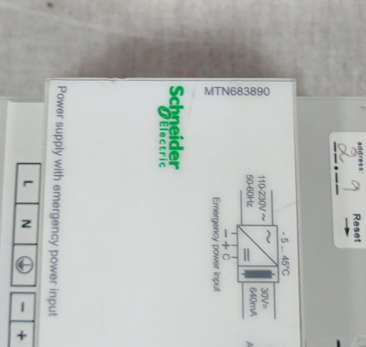 Schneider Electric MTN683890 SCHNEIDER ELECTRIC MTN683890 REG-K/640mA KNX POWER SUPPLY 5