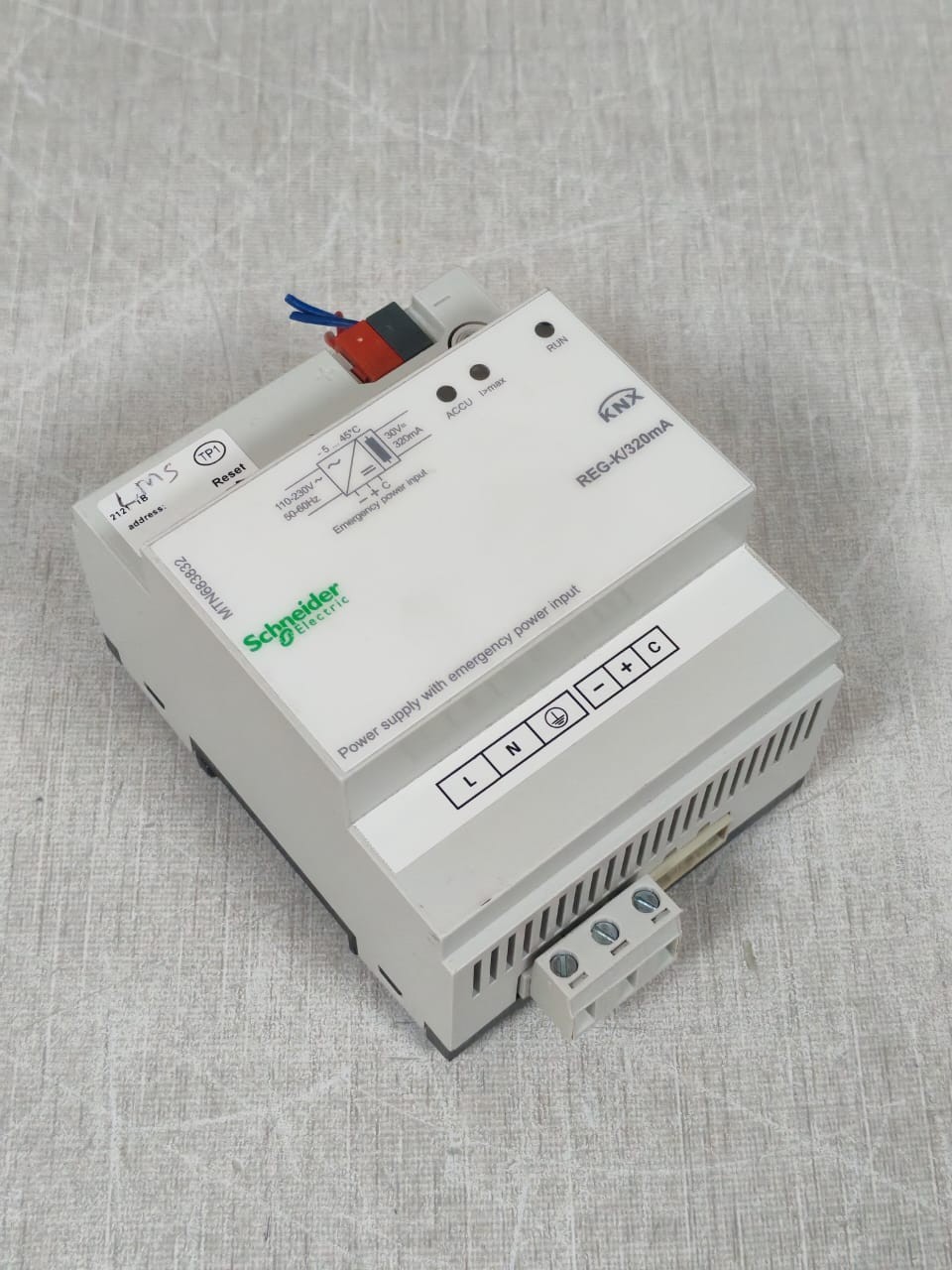Schneider Electric MTN683832 SCHNEIDER ELECTRIC MTN683832 REG-K/320mA KNX POWER SUPPLY 5