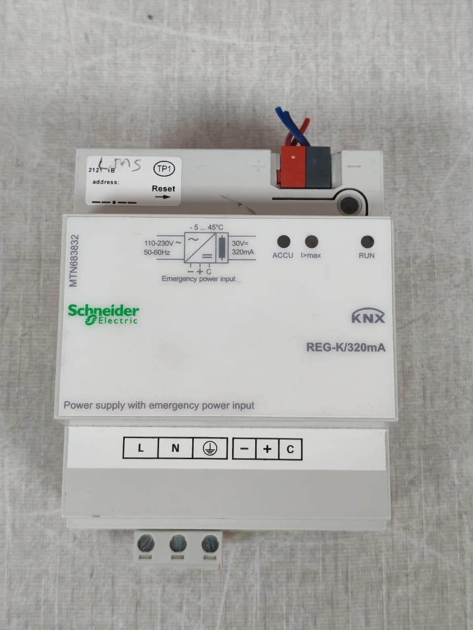 Schneider Electric MTN683832 SCHNEIDER ELECTRIC MTN683832 REG-K/320mA KNX POWER SUPPLY 8