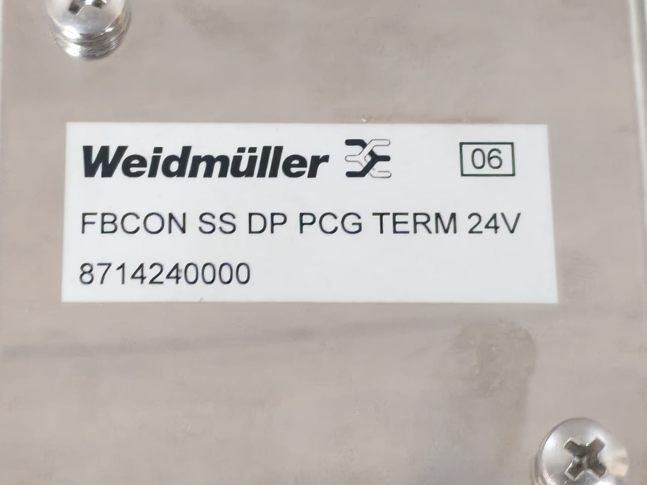 Weidmuller 8714240000 Weidmuller 8714240000 FBCON SS DP PCG TERM 24V 3