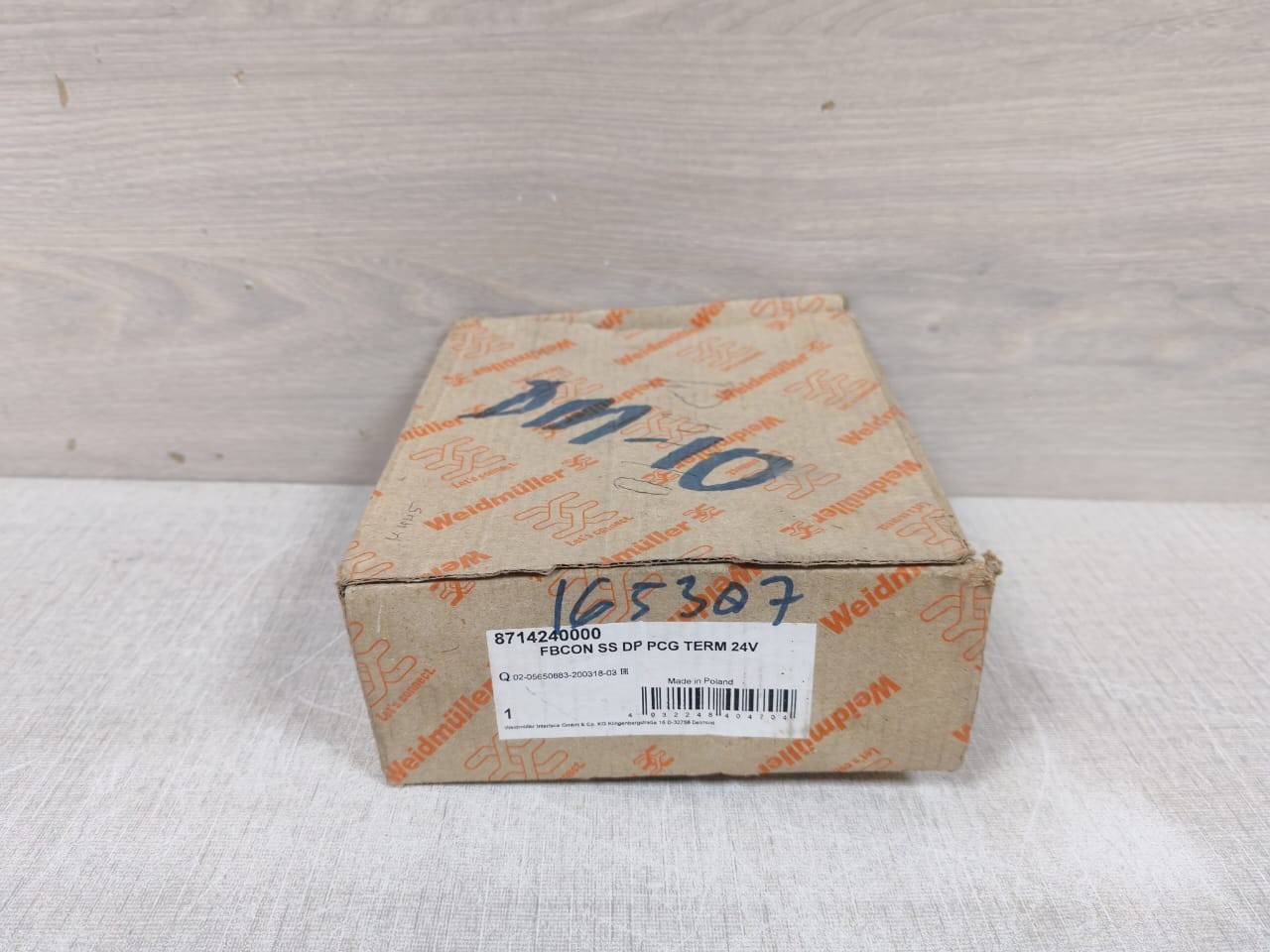 Weidmuller 8714240000 Weidmuller 8714240000 FBCON SS DP PCG TERM 24V 10