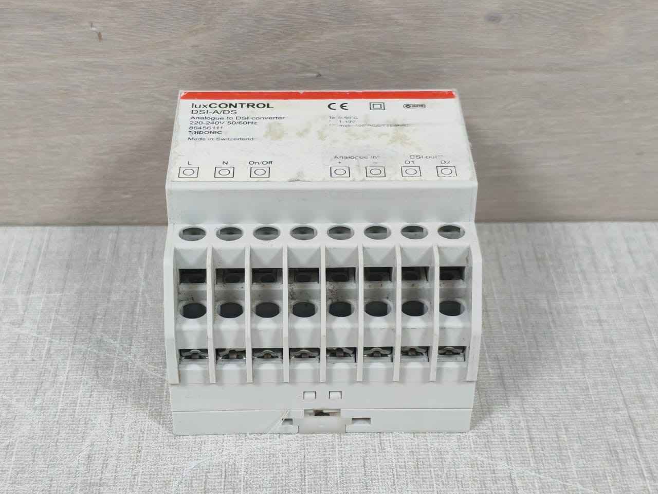 TRIDONIC 86456111 Tridonic 86456111 LuxControl DSI-A/DS Analogue to DSI Converter 3