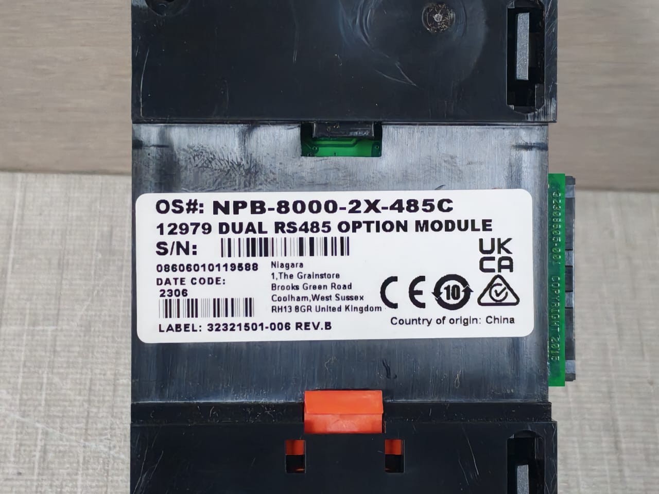 Niagara NPB-8000-2X-485C Niagara NPB-8000-2X-485C/ 12979 DUAL RS485 Option Module 8