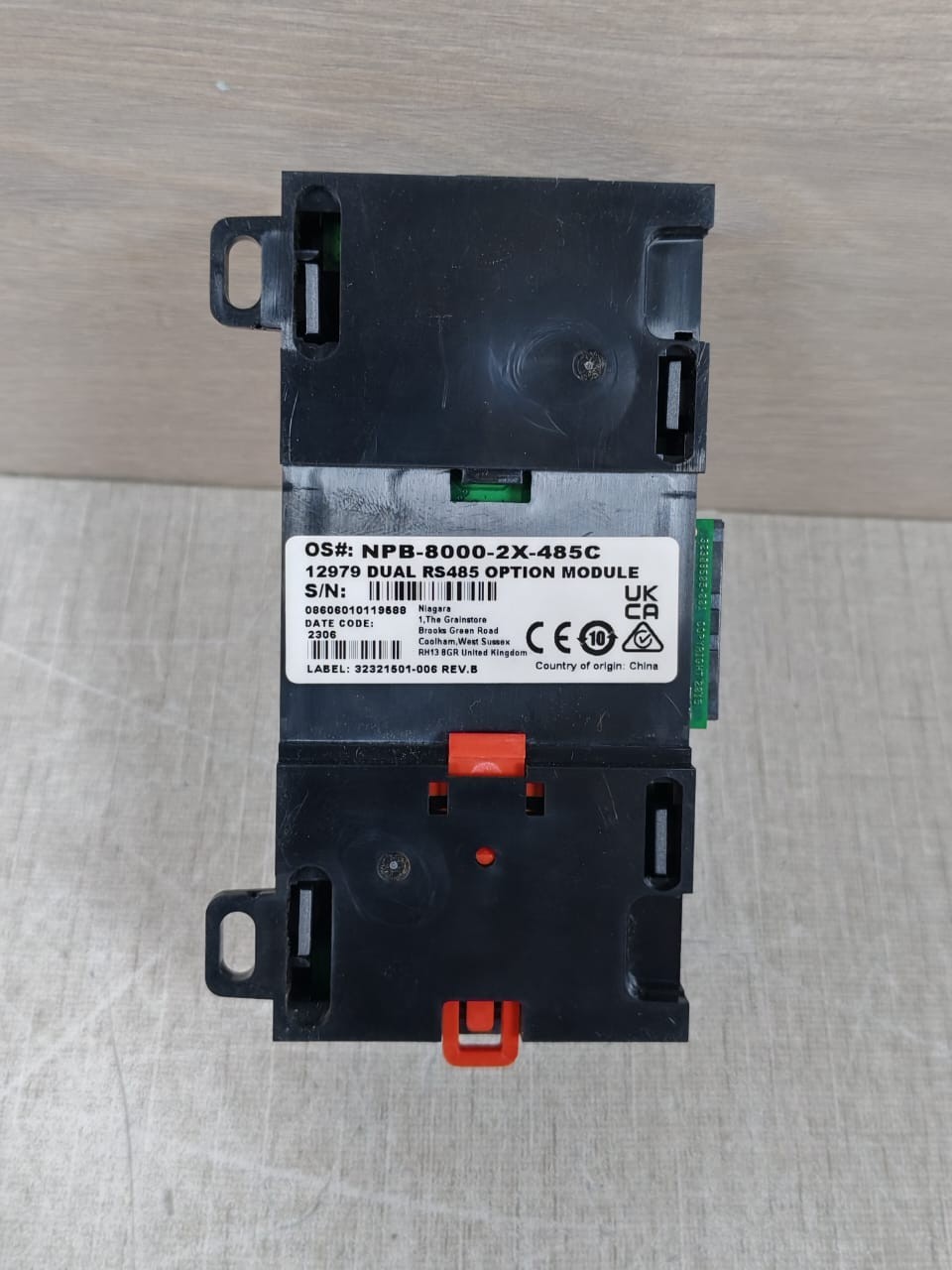 Niagara NPB-8000-2X-485C Niagara NPB-8000-2X-485C/ 12979 DUAL RS485 Option Module 9