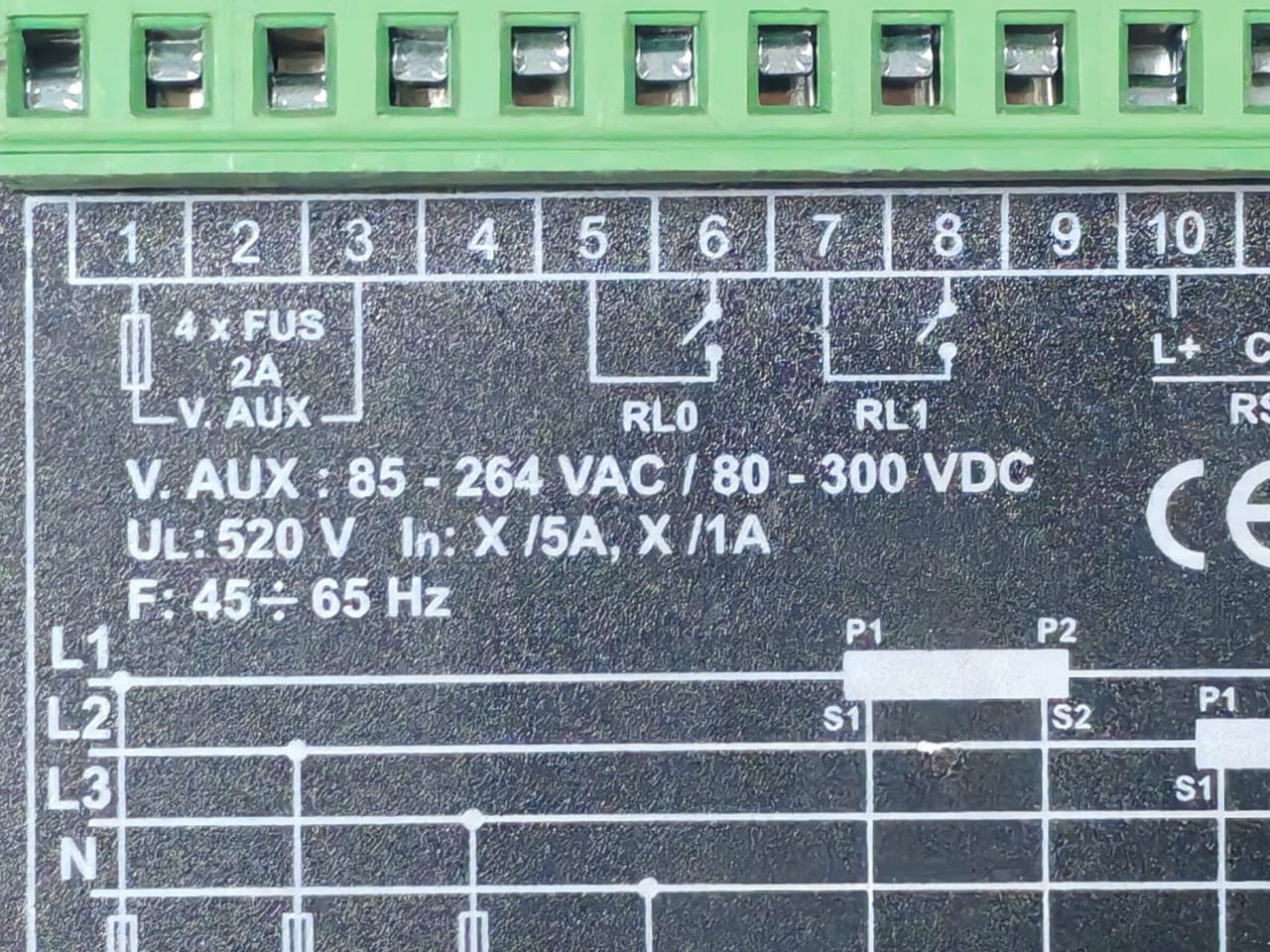 SACI ANG96 SACI ANG96 Network Analyzer 85-264 VAC /80-300VDC 520V 8