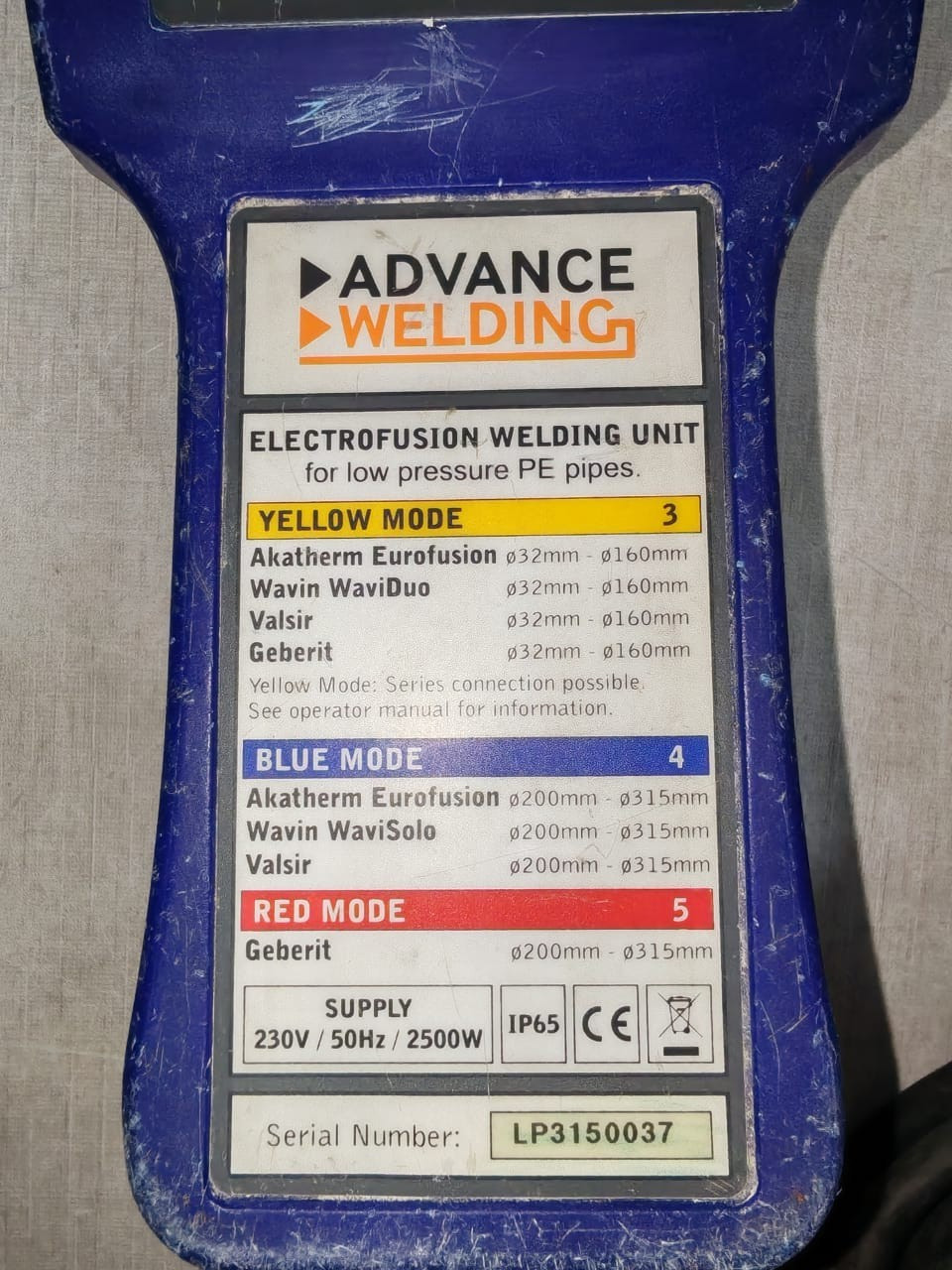 Electrofusion Welding LP315 Electrofusion Welding Unit LP315 Advance Welding 5