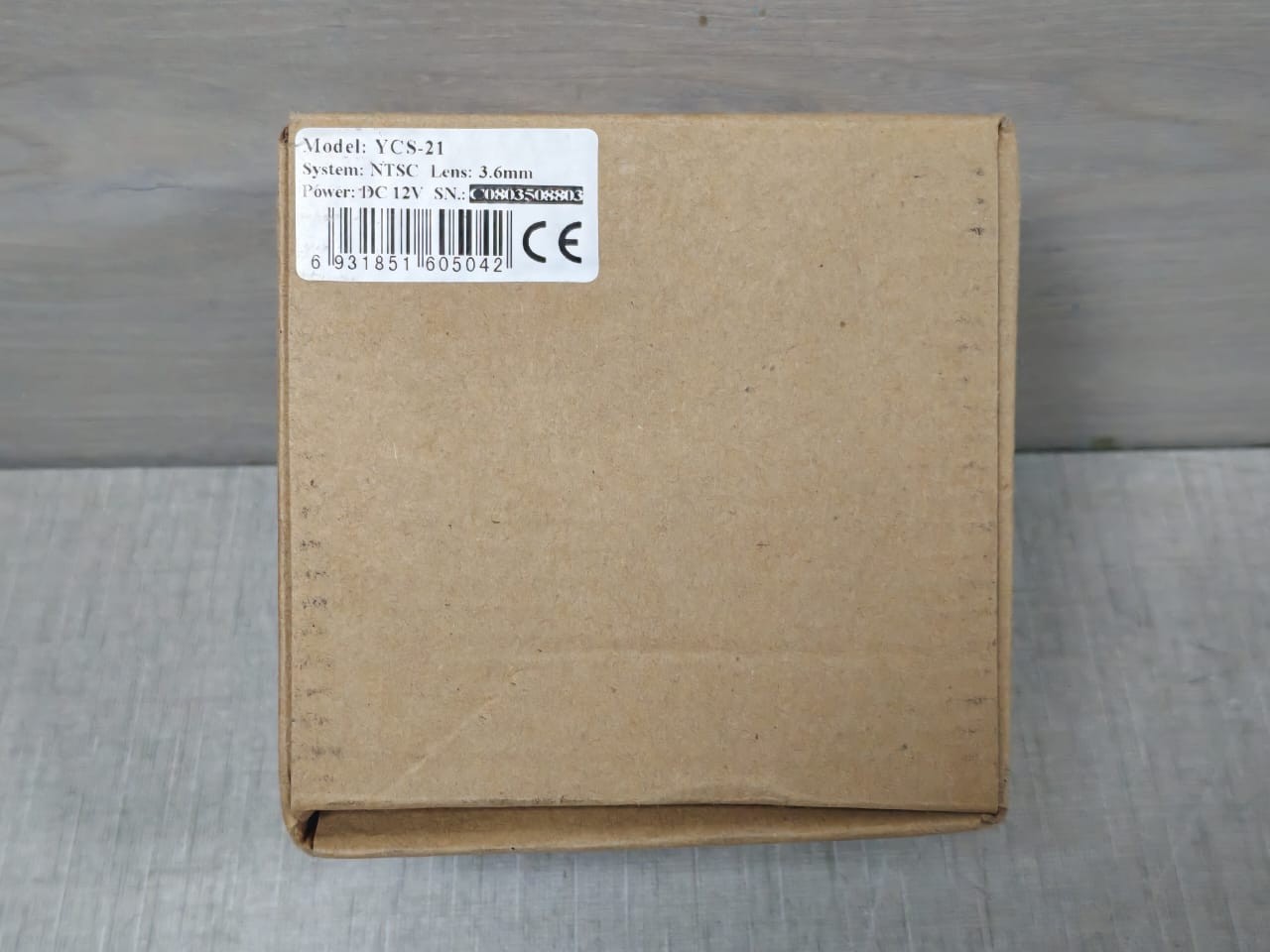 UNKNOWN YCS-21 YCS-21 Bullet Camera 3.6mm Lens DC 12V 9