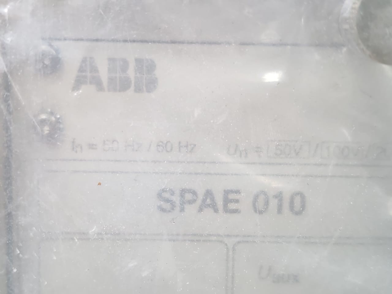 ABB SPAE-010 ABB SPAE 010 HIGH IMPEDANCE PROTECTION RELAY 3