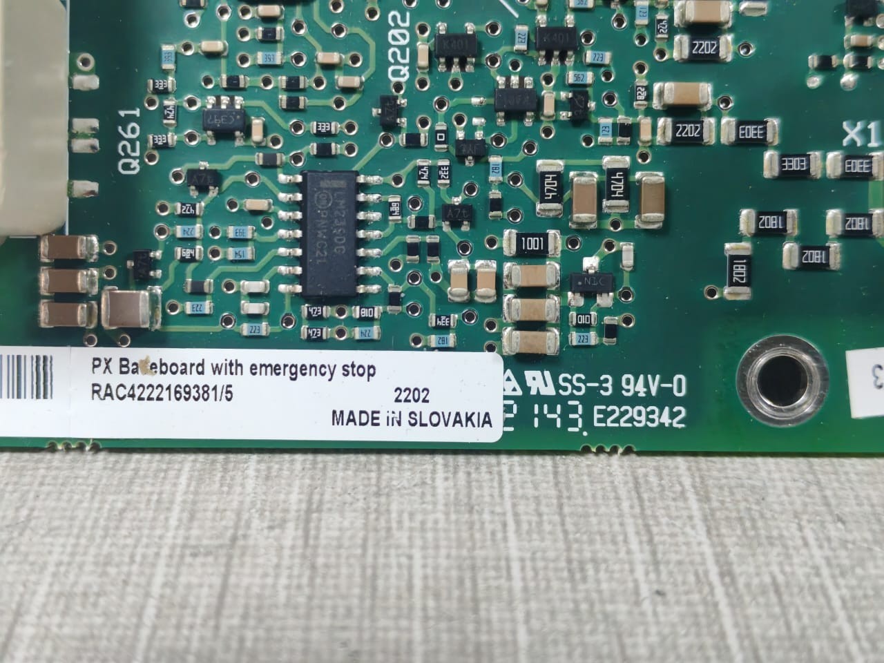MKII 422169300 REV.4 MKII 422169300 REV.4 PX BASE BOARD FROM INTERTEK 4008002 5
