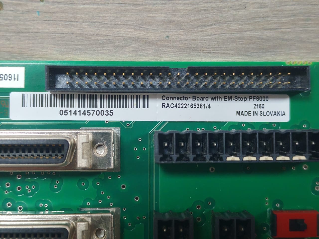 422165300 REV.3 422165300 REV.3 CONNECTOR BOARD FROM INTERTEK 4008002 7