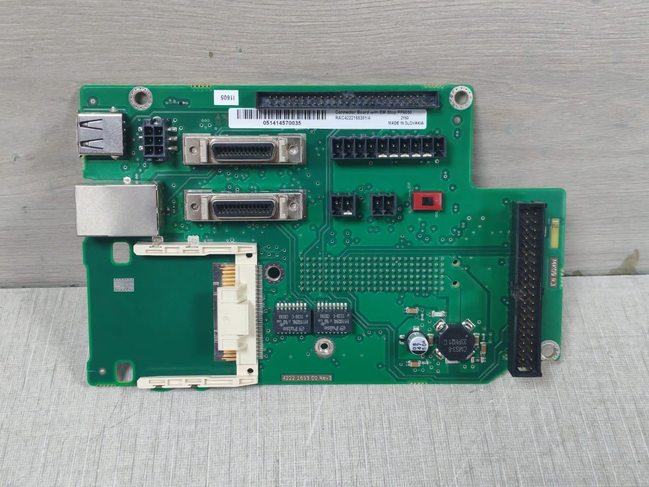 422165300 REV.3 CONNECTOR BOARD FROM INTERTEK 4008002