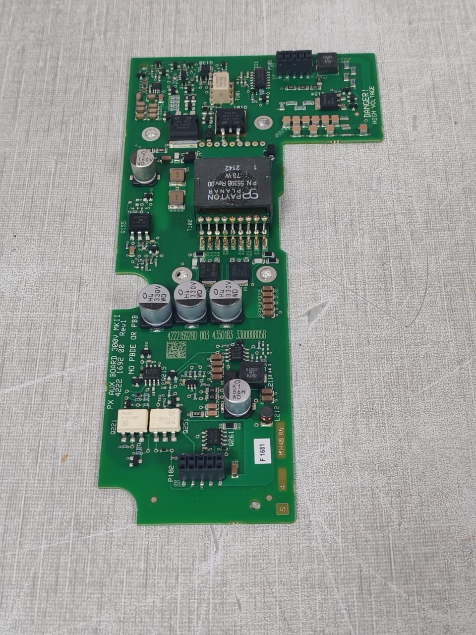 4222139900 REV.7 WITH PH9ED3212PHG REV.A MKII 4222169200 REV.1 PX AUX BOARD 300V FROM INTERTEK 4008002 7