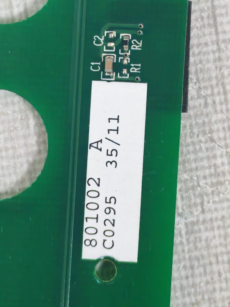 Crossmatch Technologies C0295 801002 A C0295 PCB FROM CROSSMATCH TECHNOLOGIES SEEK II CONTROLLER 2