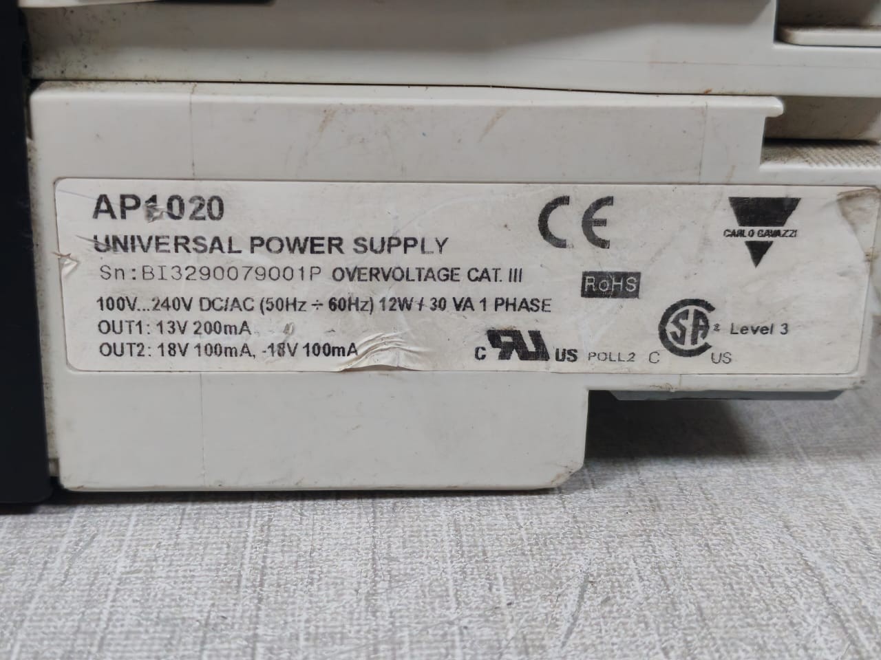 Carlo Gavazzi WM5-96 CARLO GAVAZZI WM5-96 SMART POWER QUALITY ANALYZER CLASS 0.2A/V 5