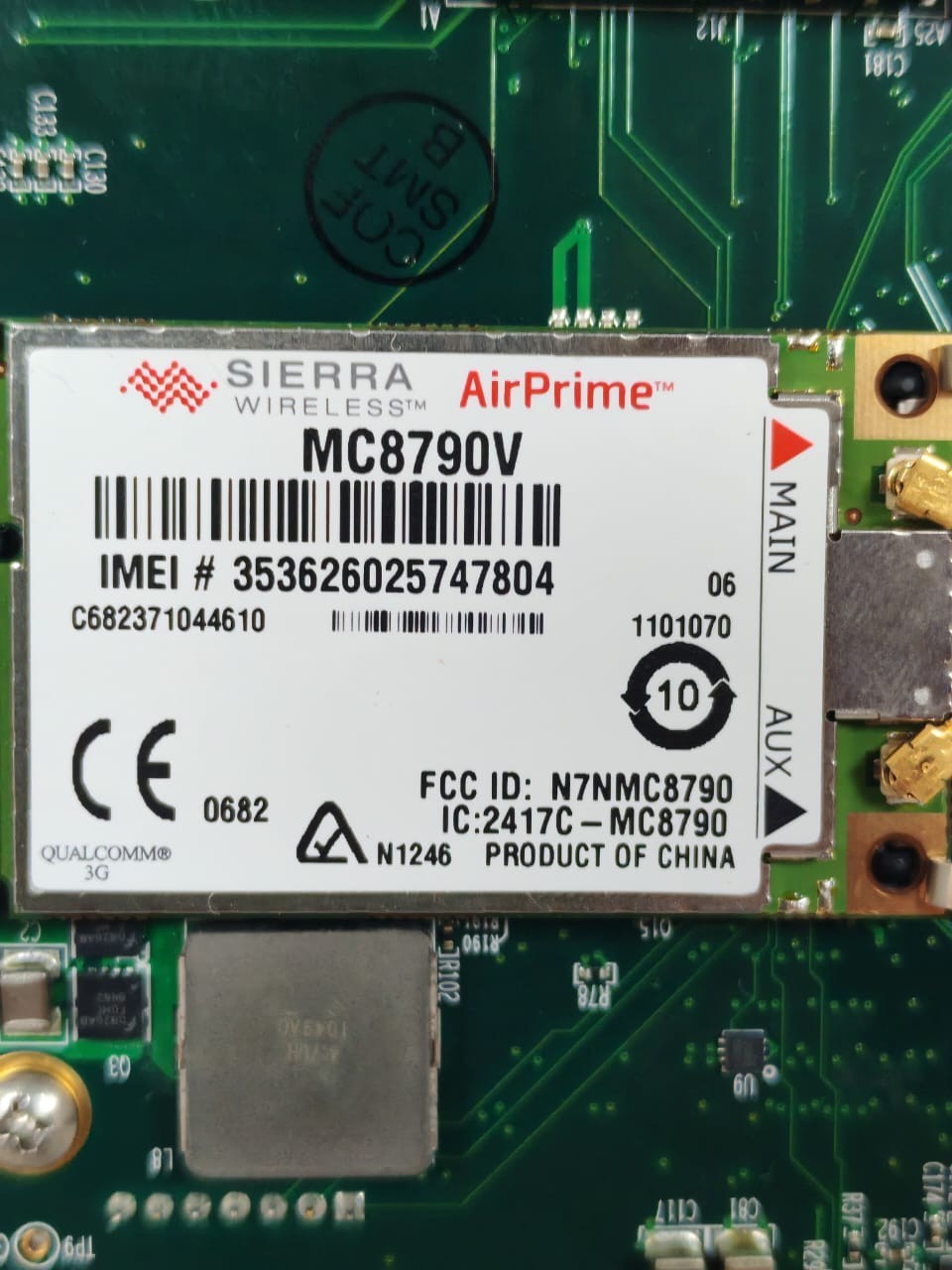 Crossmatch Technologies 800994-002 CROSSMATCH TECHNOLOGIES SEEK II CONTROLLER'S 800994-002 REV C MAIN BOARD ONLY 7