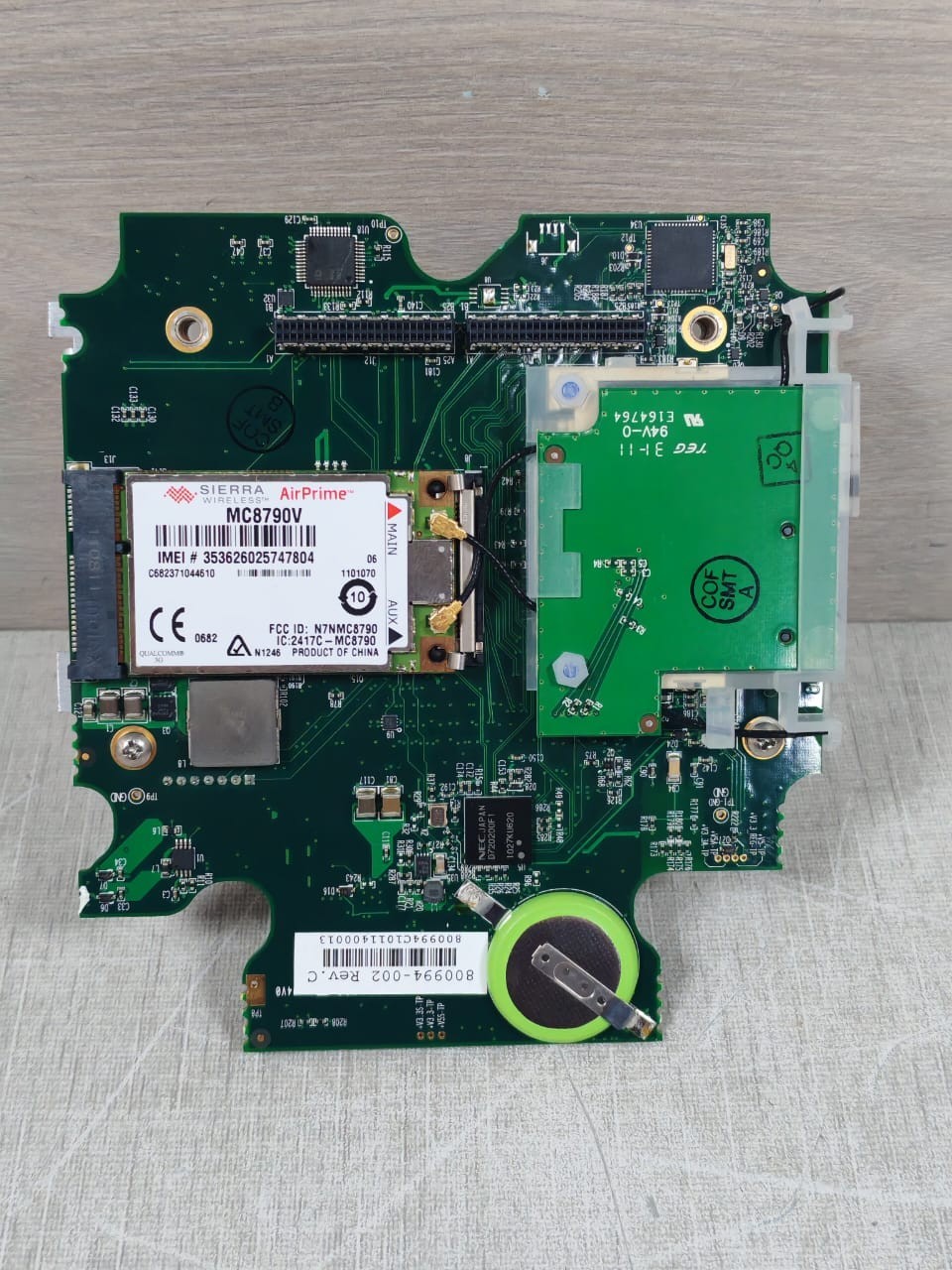 CROSSMATCH TECHNOLOGIES SEEK II CONTROLLER'S 800994-002 REV C MAIN BOARD ONLY
