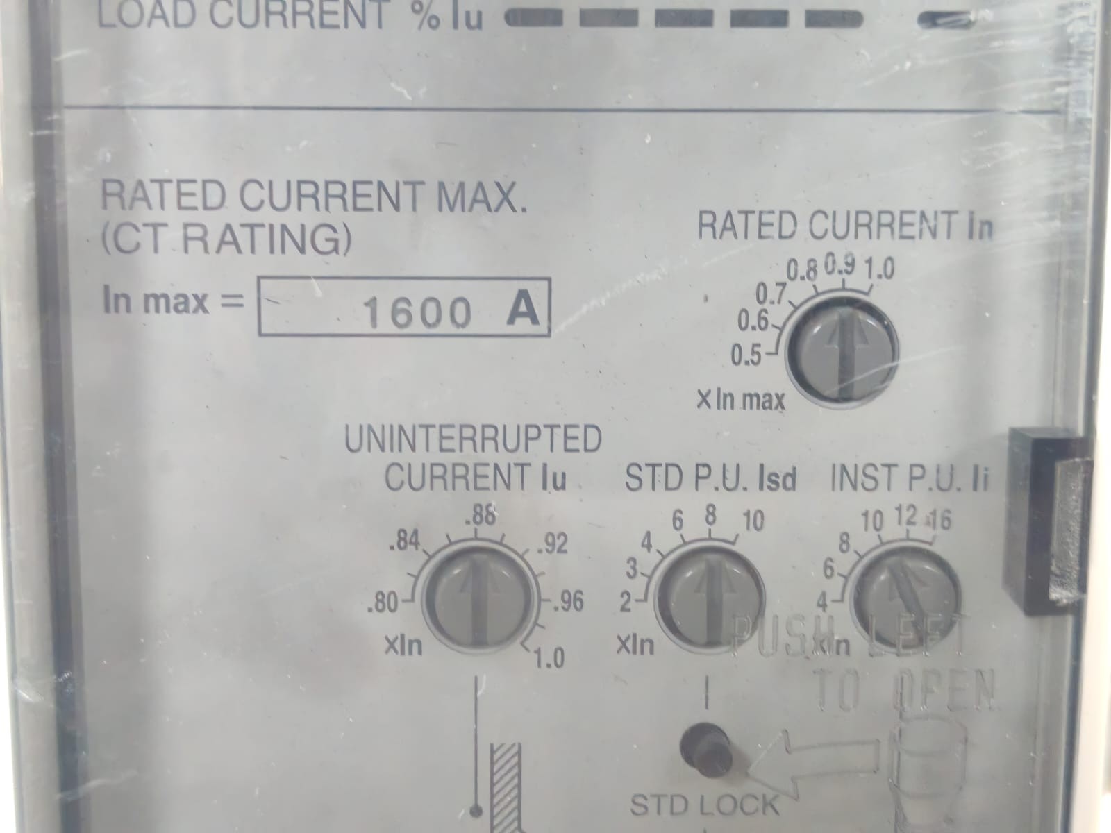 Mitsubishi Electric ST-1A MITSUBISHI ST-1A ELECTRONIC TRIP RELAY 1600A 3