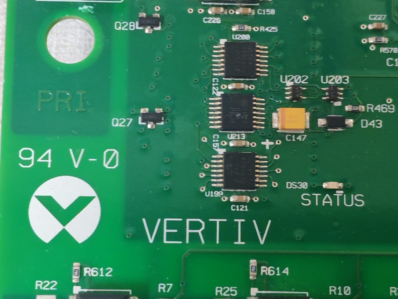 VERTIV 419662R3 VERTIV 419661G/2 REV.5 Control Board 419662R3 3
