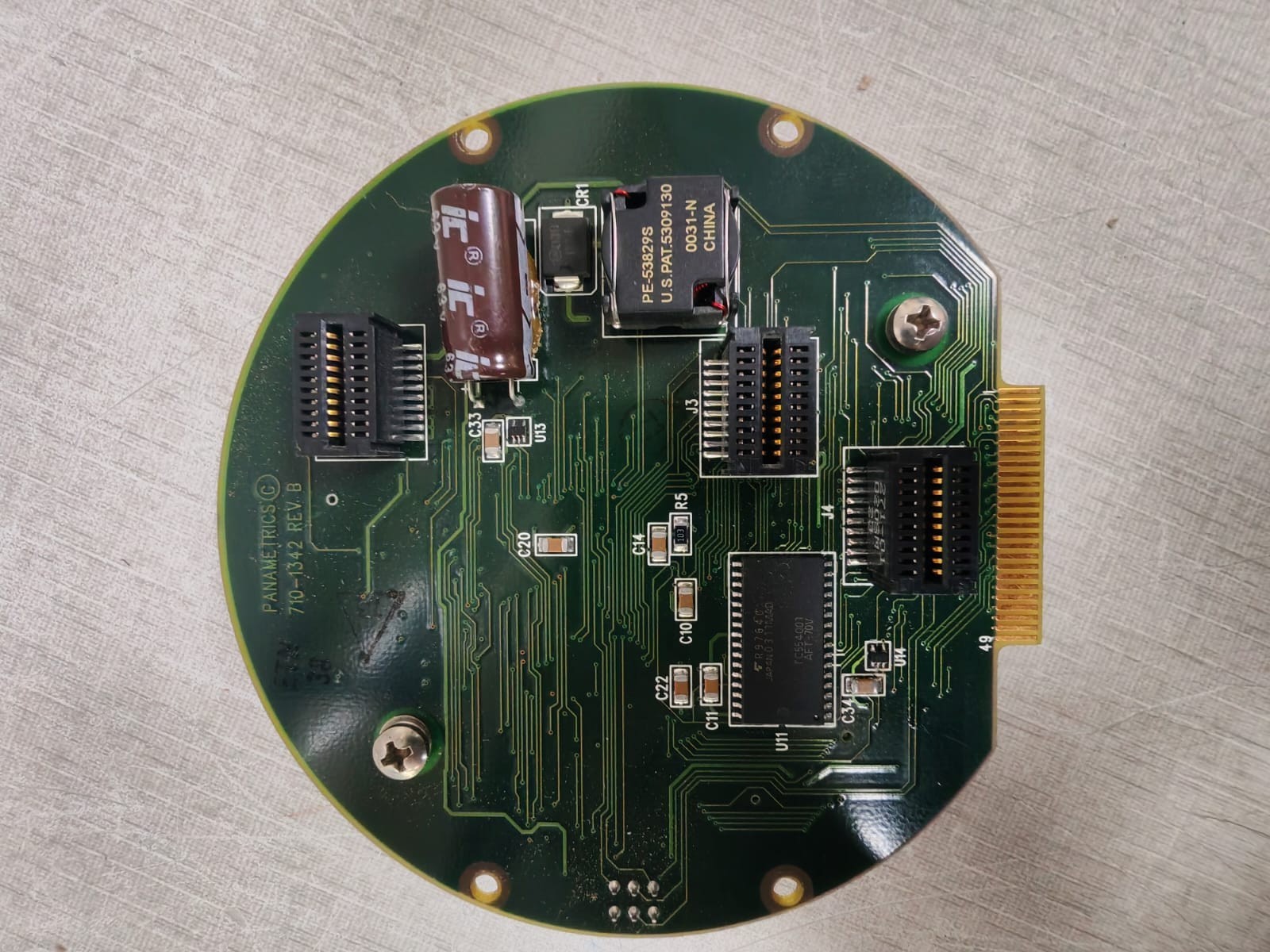 GE Fanuc 703-1342 / 710-1342 REV B GE Panametrics XDP 703-1342 / 710-1342 REV B Screen Display 2