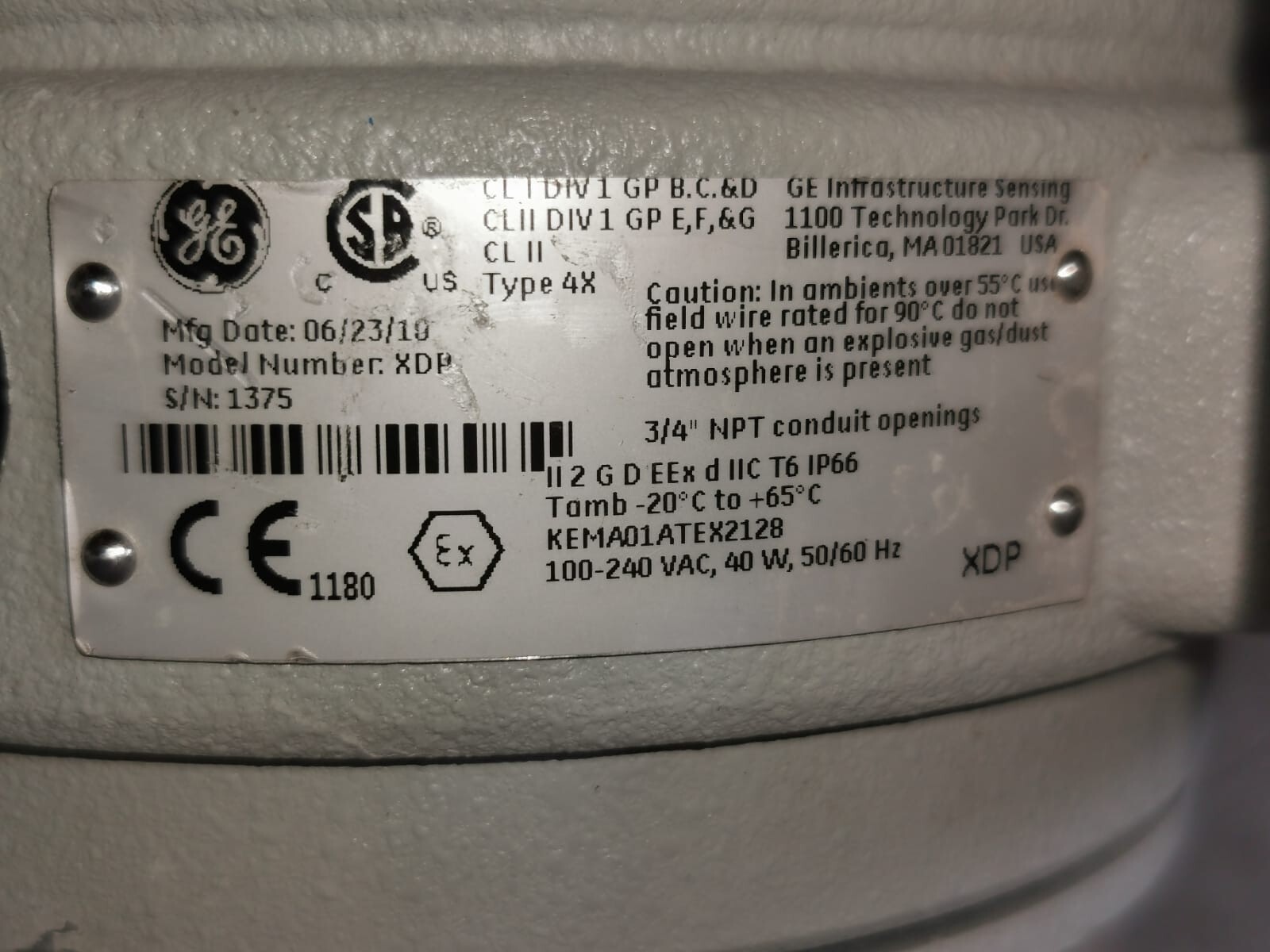 GE Fanuc 703-1342 / 710-1342 REV B GE Panametrics XDP 703-1342 / 710-1342 REV B Screen Display 5