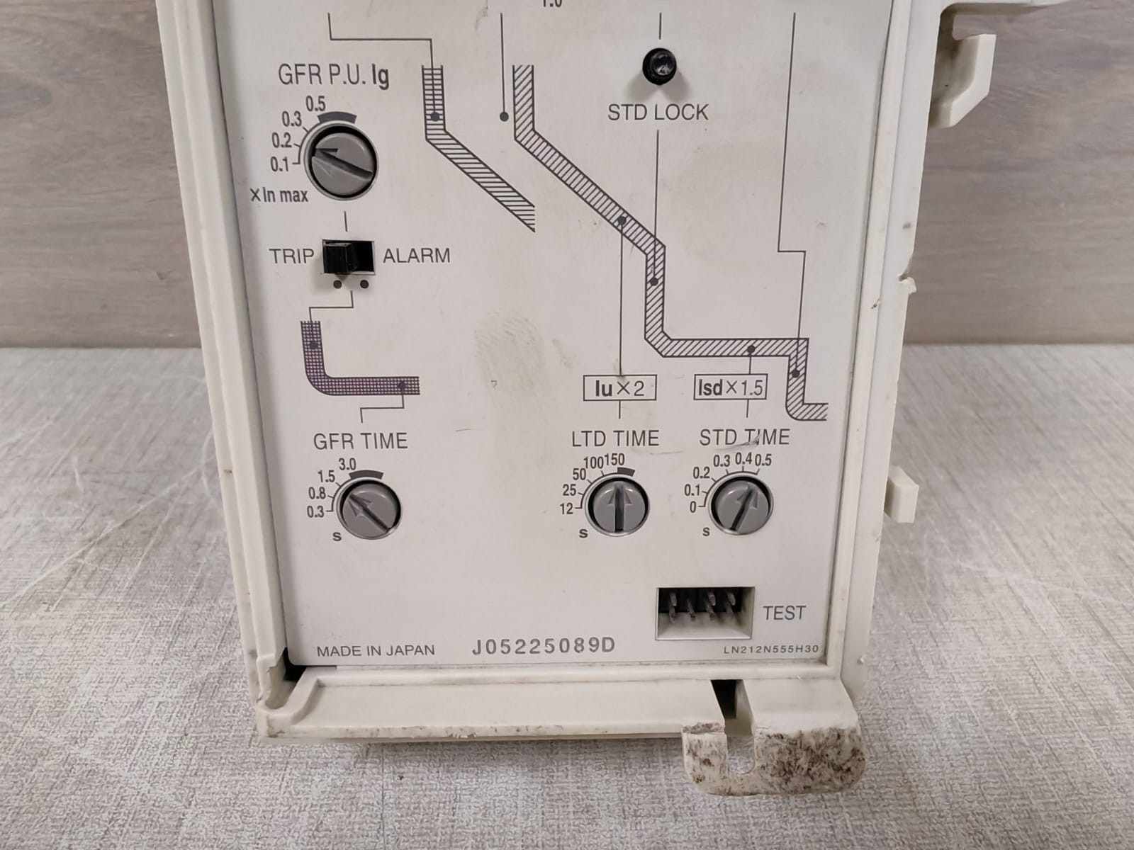 Mitsubishi SPGT-1A MITSUBISHI SPGT-1A ELECTRONIC TRIP RELAY 2500A 4