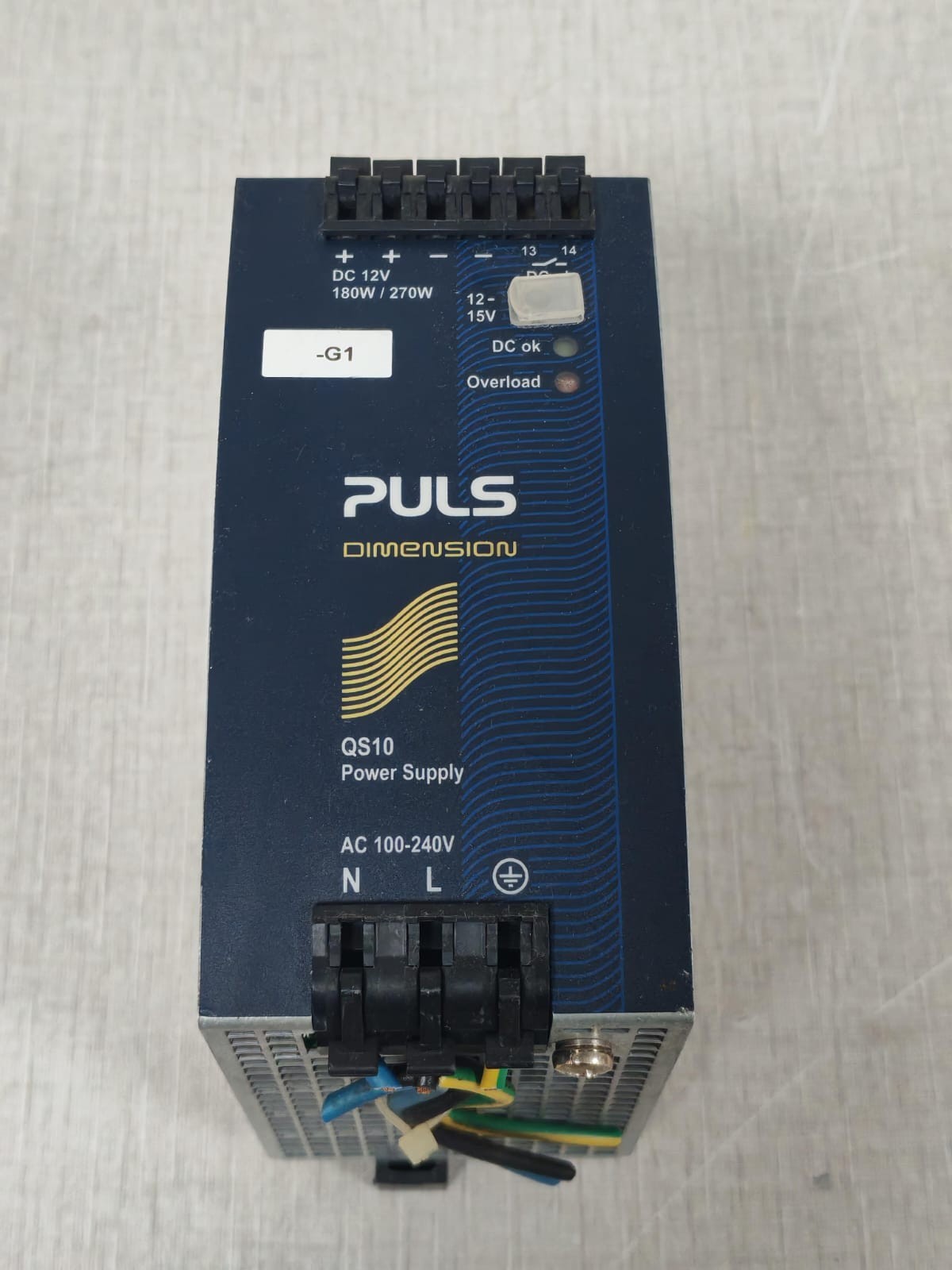 PULS QS10 / QS10.121 PULS QS10 / QS10.121 DIMENSION POWER SUPPLY 100-240V 4