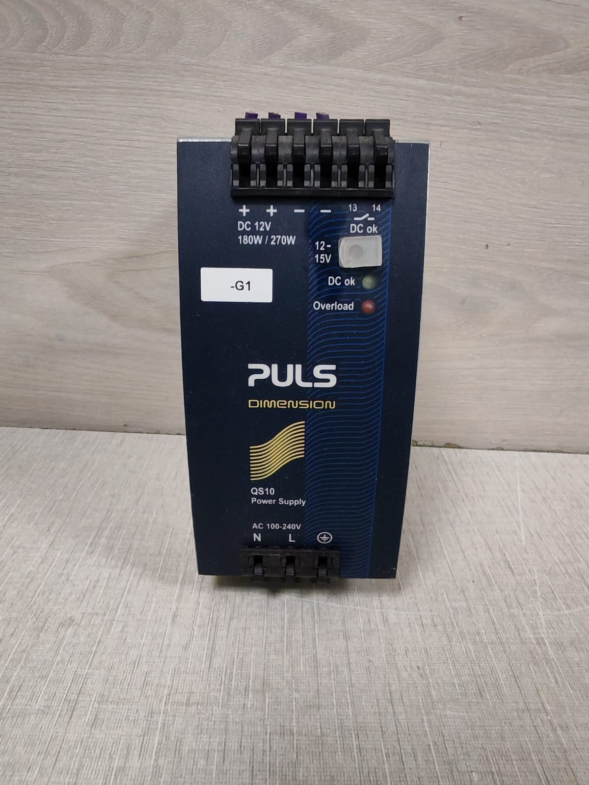PULS QS10 / QS10.121 DIMENSION POWER SUPPLY 100-240V