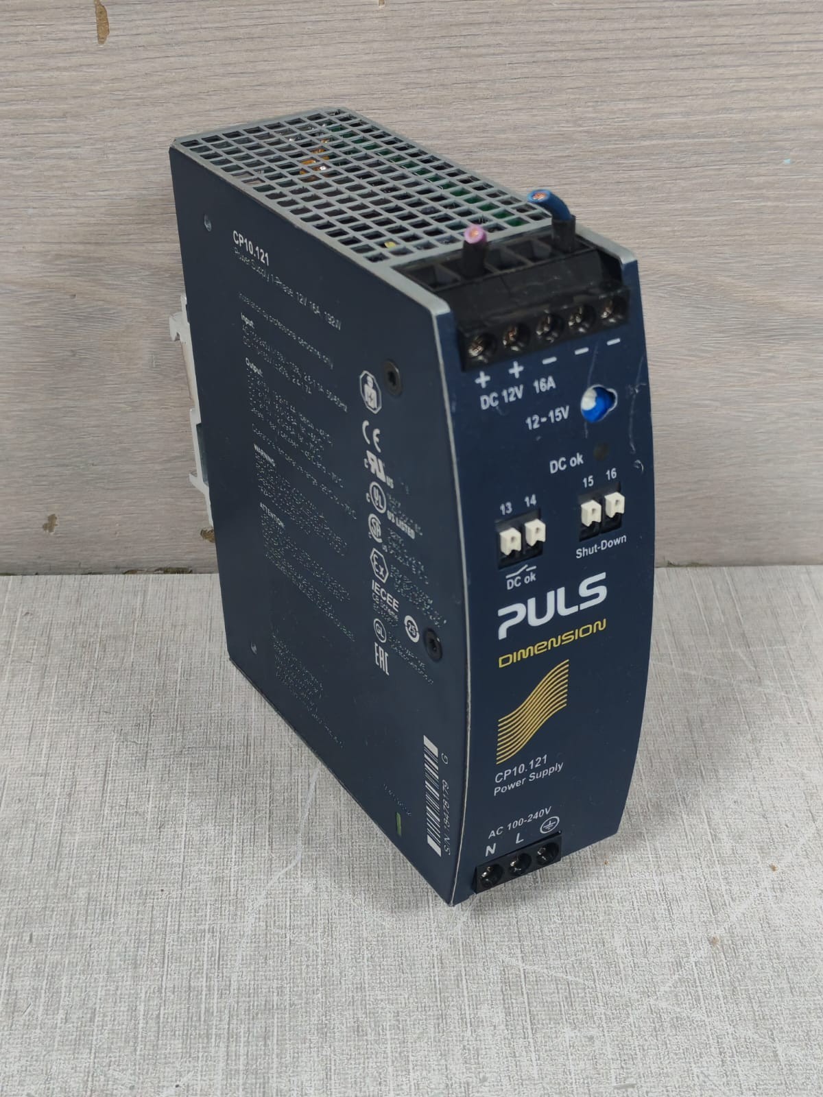 PULS CP10.121 PULS CP10.121 DIMENSION POWER SUPPLY 100-240V 4