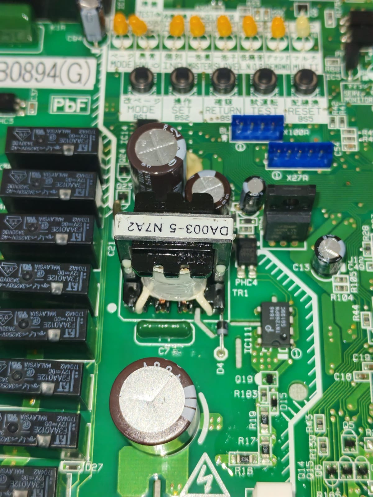 Daikin SEB0894(G) DB-G37-102Y Daikin SEB0894(G) DB G37 102Y SEB0894(G) DB G37 102Y Printed Circuit ASSY 9