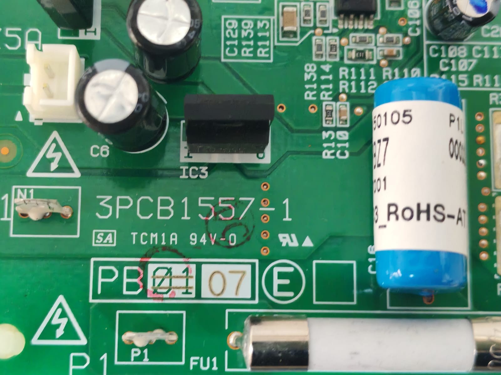 Daikin PC0715-2(A)/ 3PCB1557-1 DAIKIN PC0715-2(A)/ 3PCB1557-1 PCB Board 5