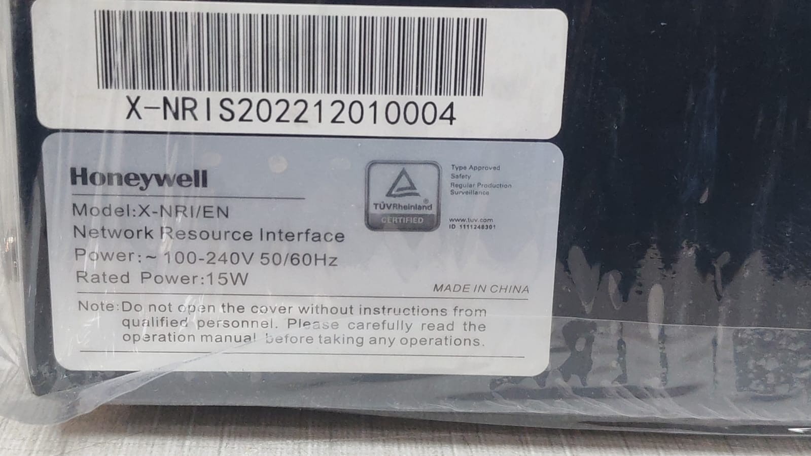 Honeywell X-NRI/EN HONEYWELL X-NRI/EN NETWORK RESOURCE INTERFACE 100-240V 10