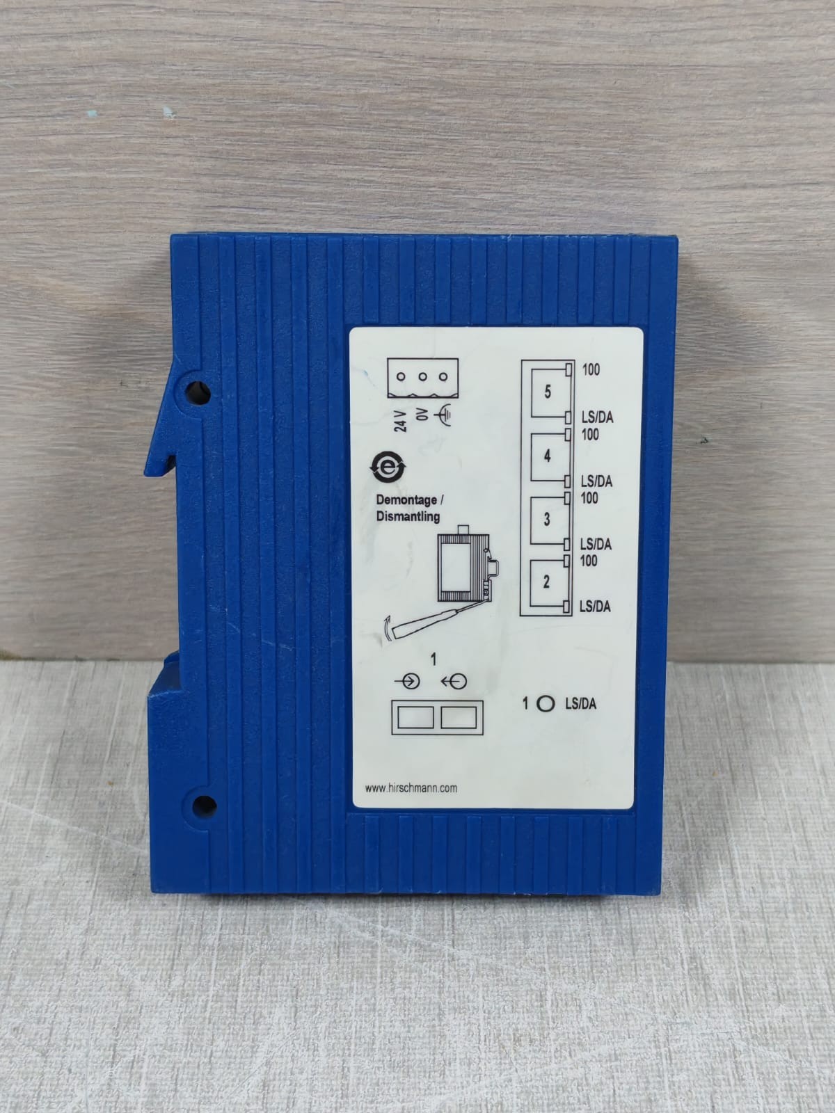 HIRSCHMANN SPIDER 4TX/1FX EEC RAIL SWITCH HIRSCHMANN SPIDER 4TX/1FX EEC RAIL SWITCH 7