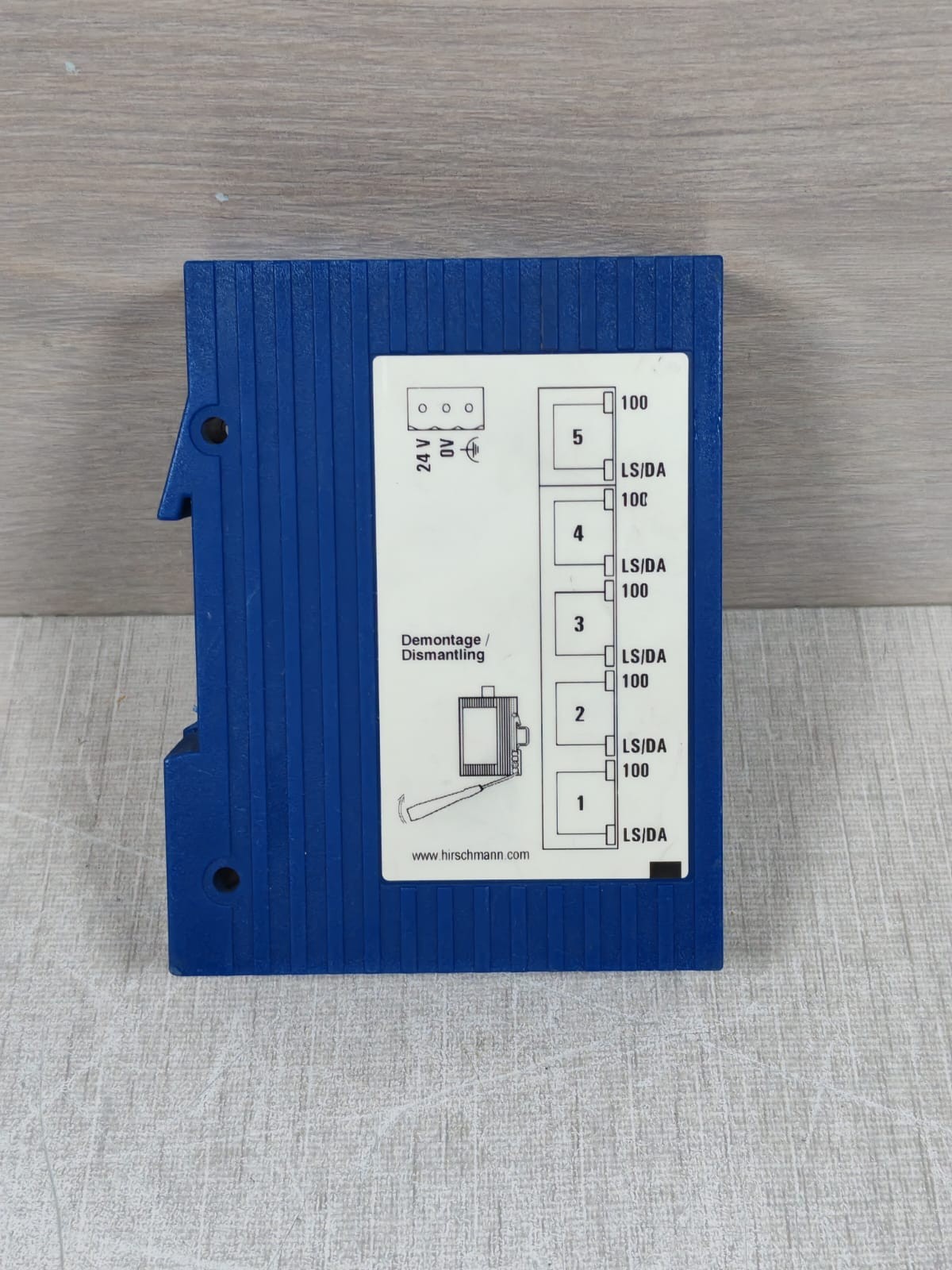 HIRSCHMANN SPIDER 5TX HIRSCHMANN SPIDER 5TX RAIL SWITCH 6