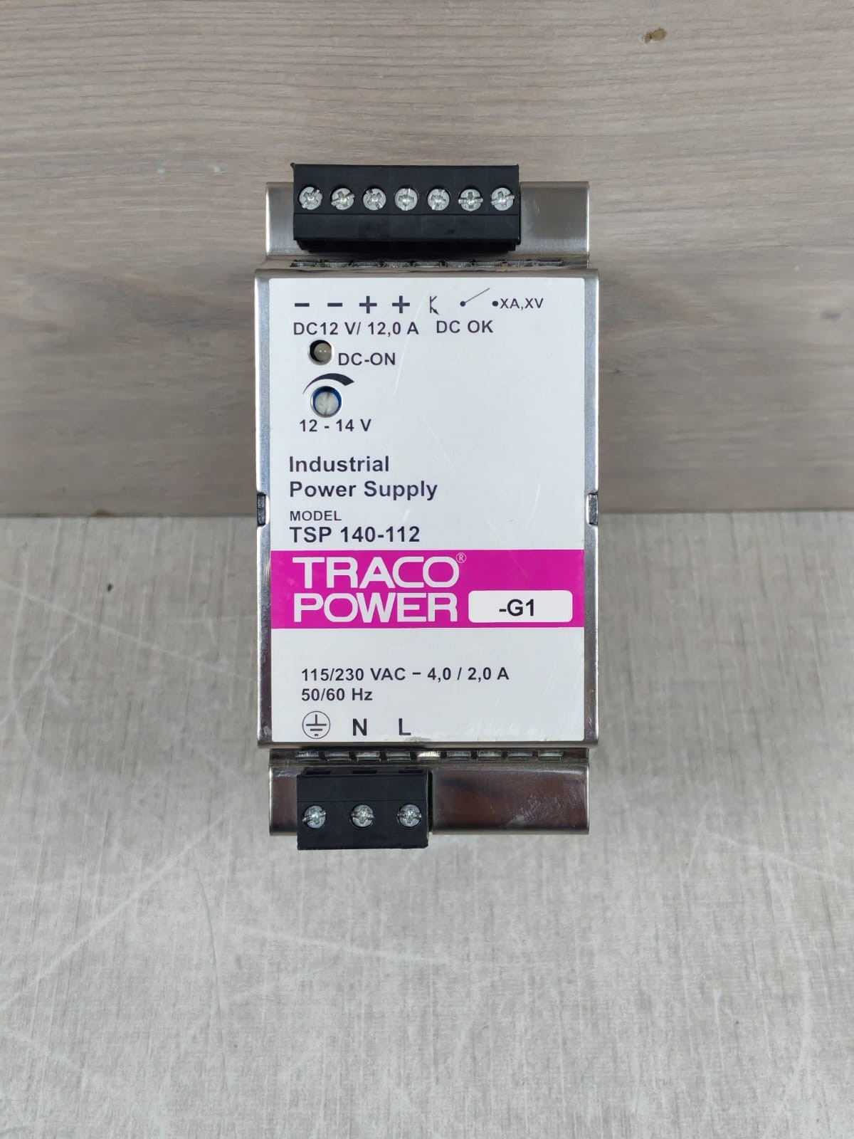 TRACO POWER TSP 140-112 INDUSTRIAL POWER SUPPLY 115/230VAC