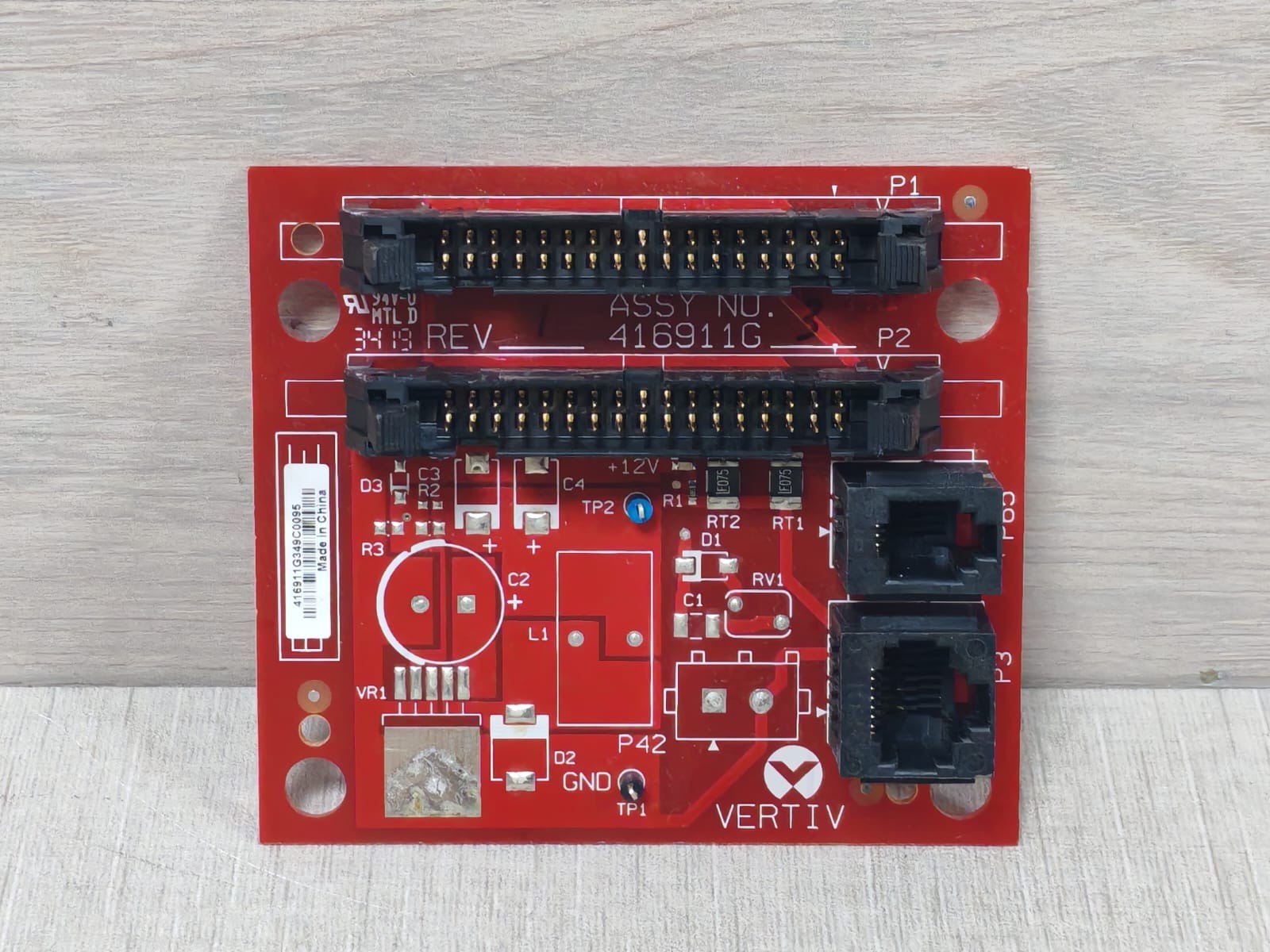 VERTIV 416911G/3 REV.1 PCB Board