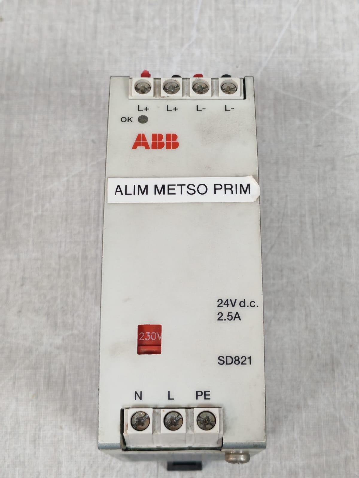 ABB SD821 3BSC610037R1 ABB SD821 / SD821 3BSC610037R1 POWER SUPPLY 2
