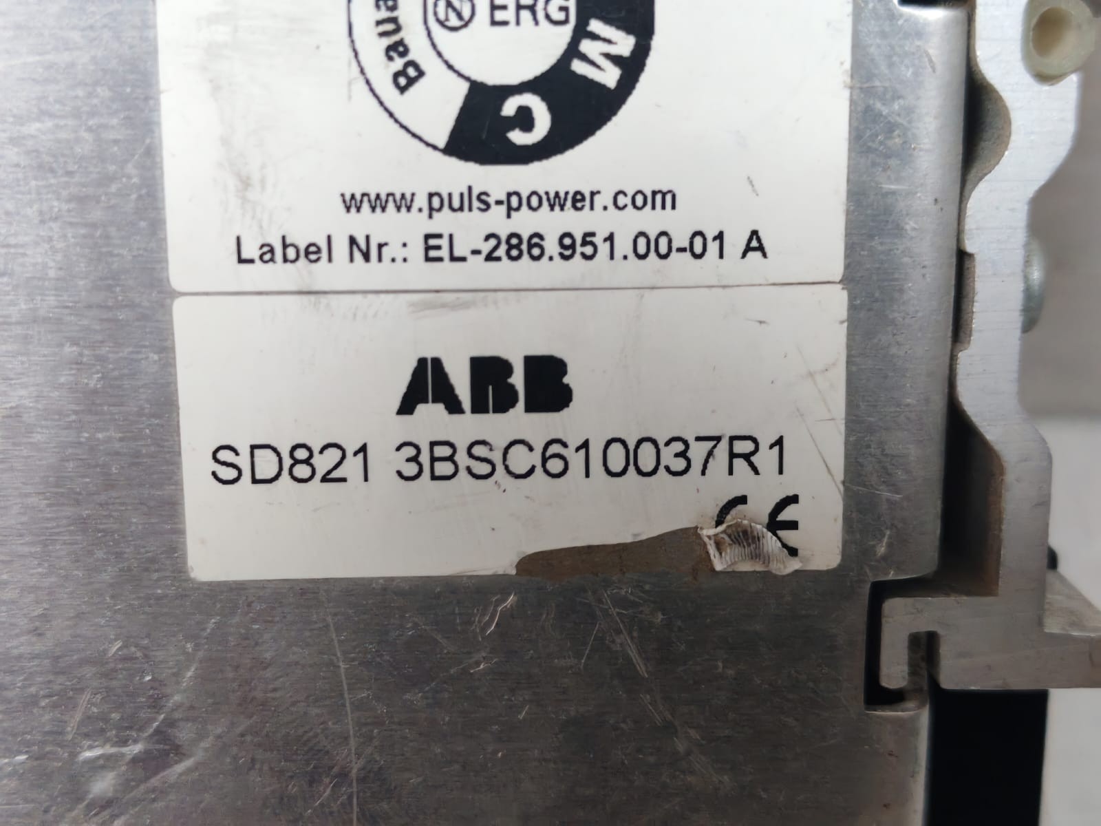 ABB SD821 3BSC610037R1 ABB SD821 / SD821 3BSC610037R1 POWER SUPPLY 6