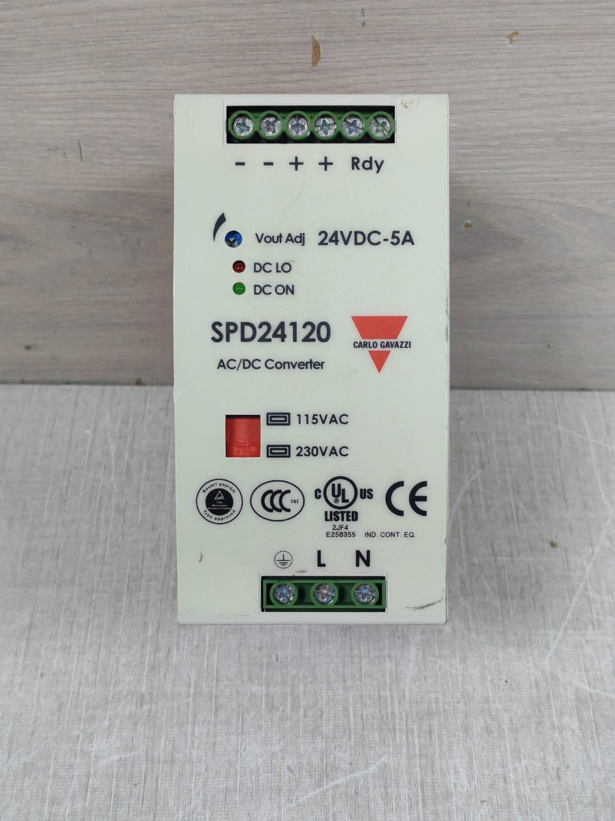 Carlo Gavazzi SPD241201 CARLO GAVAZZI SPD241201 POWER SUPPLY 24VDC 2