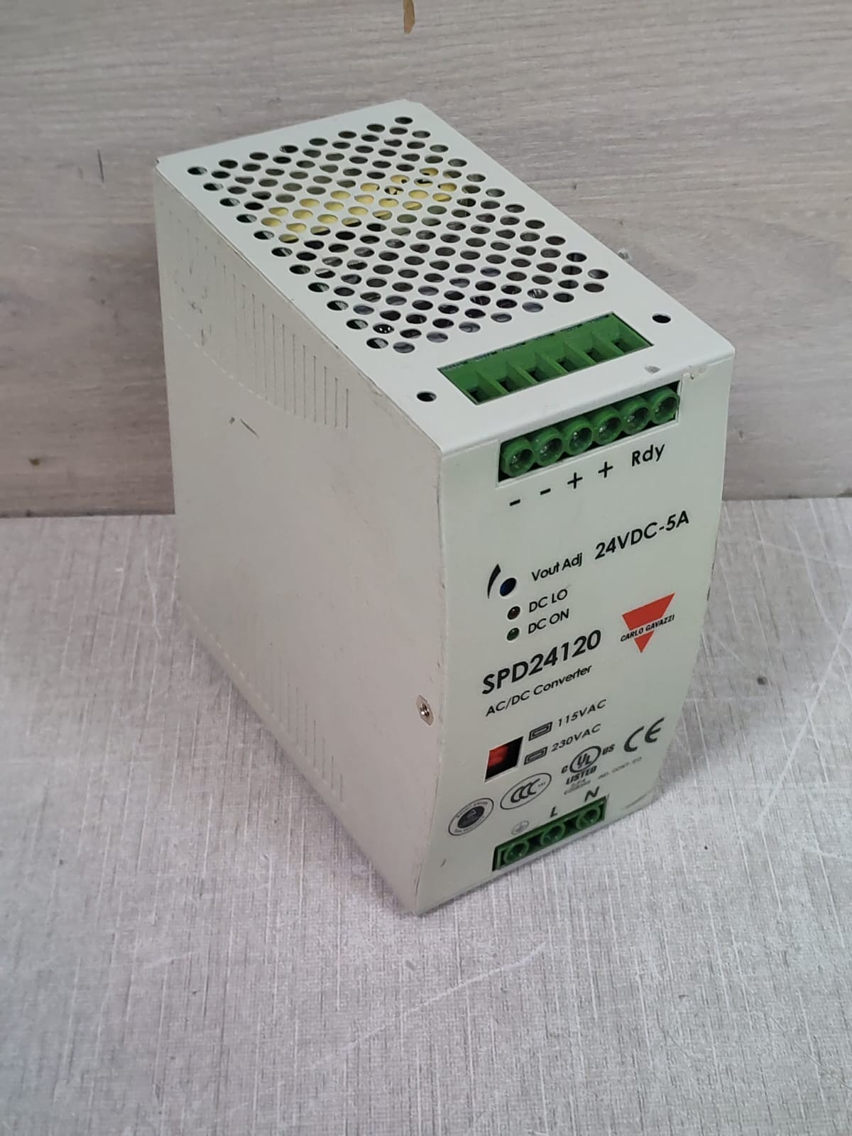 Carlo Gavazzi SPD241201 CARLO GAVAZZI SPD241201 POWER SUPPLY 24VDC 4