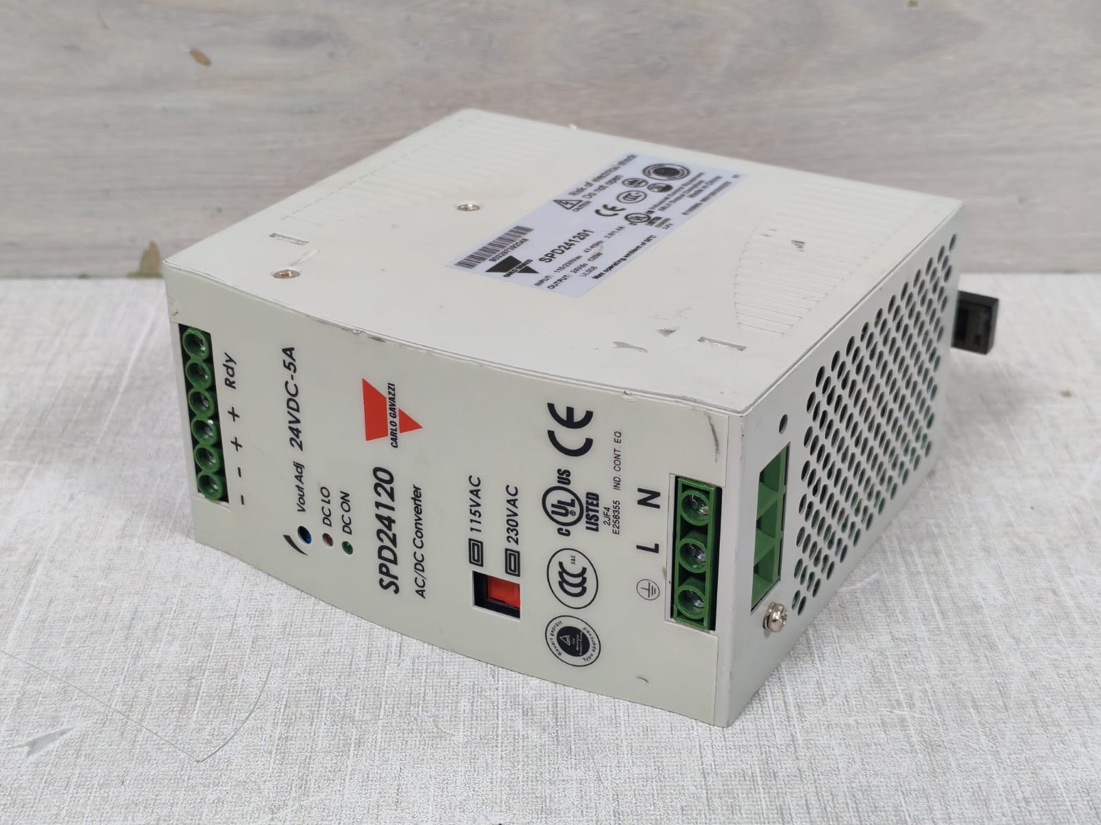 Carlo Gavazzi SPD241201 CARLO GAVAZZI SPD241201 POWER SUPPLY 24VDC 7