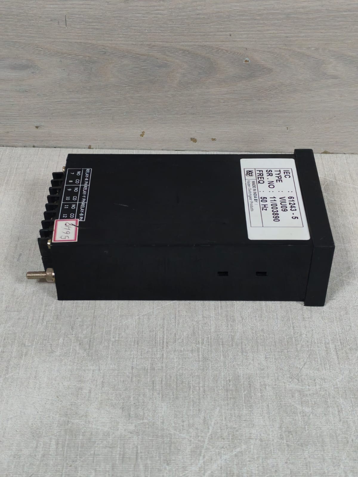 KAIZEN SWITCHGEAR PRODUCTS VIU09 KAIZEN SWITCHGEAR PRODUCTS VIU09 VOLTAGE INDICATOR /CONTROL UNIT 8