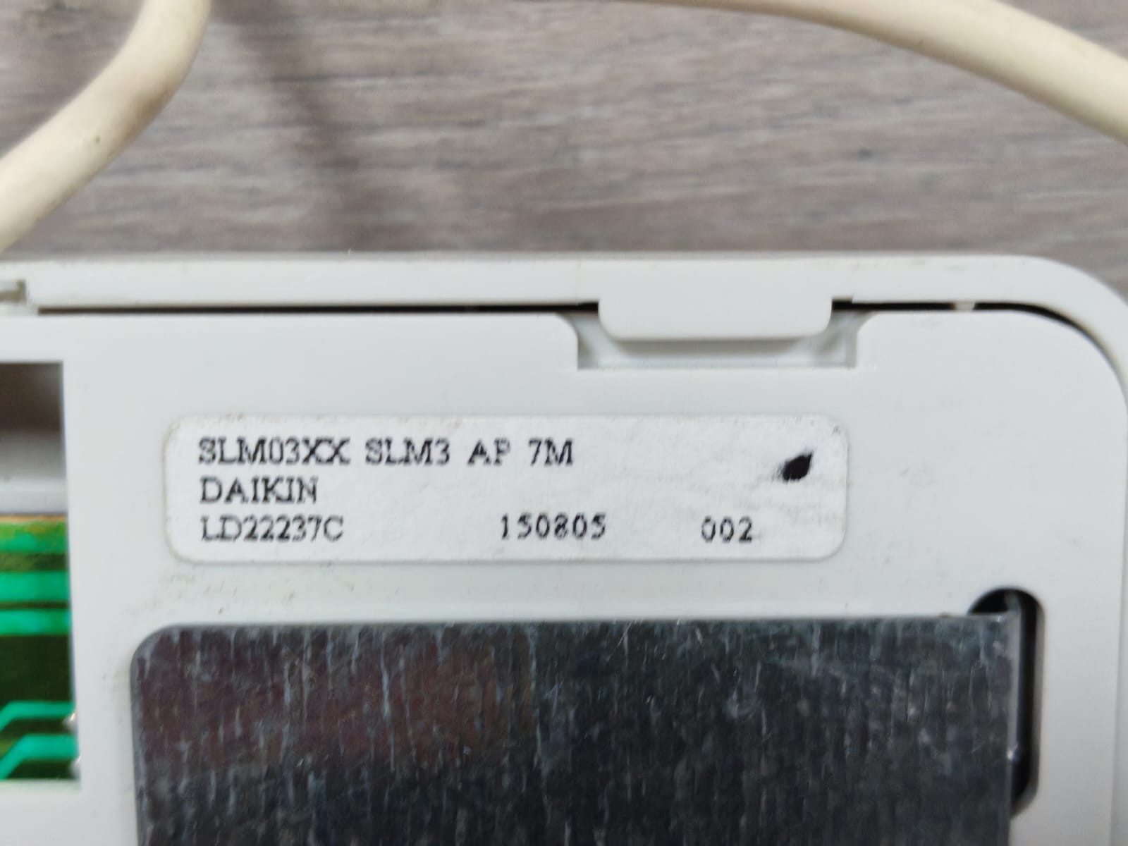 Daikin SLM03XX SLM3 DAIKIN SLM03XX SLM3 DIGITAL THERMOSTAT 6