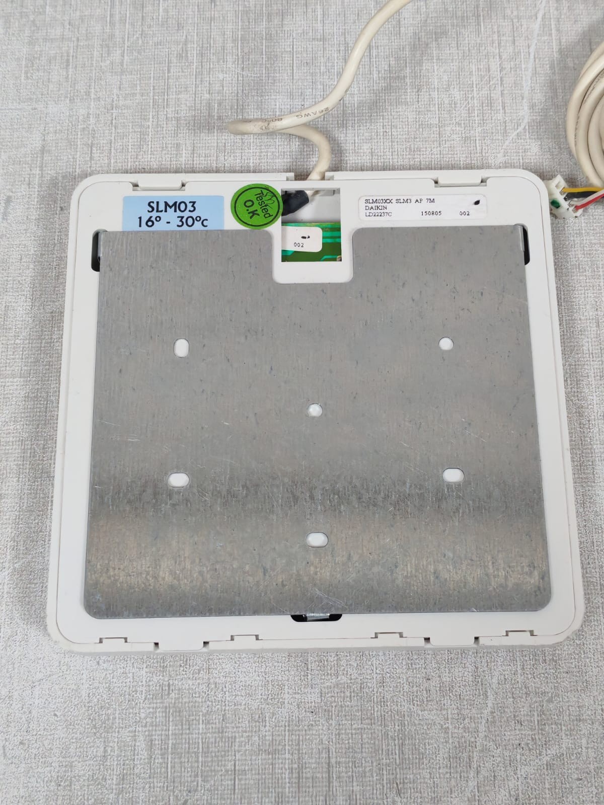 Daikin SLM03XX SLM3 DAIKIN SLM03XX SLM3 DIGITAL THERMOSTAT 7