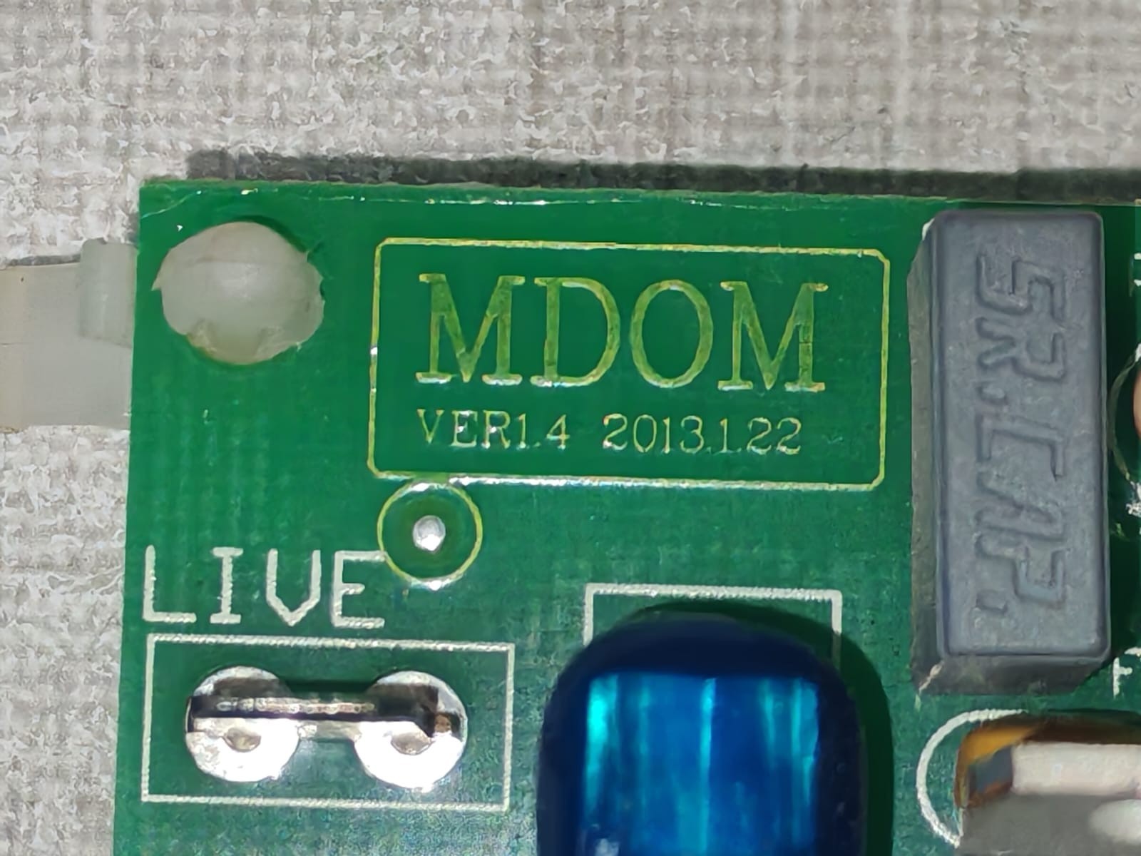 MCQUAY M081-7401A20 Mcquay M081 7401A20 MDOM VER1.4 2013.1.22 / MDOM 4.7 2 M081 7401A20 PCB Board 3